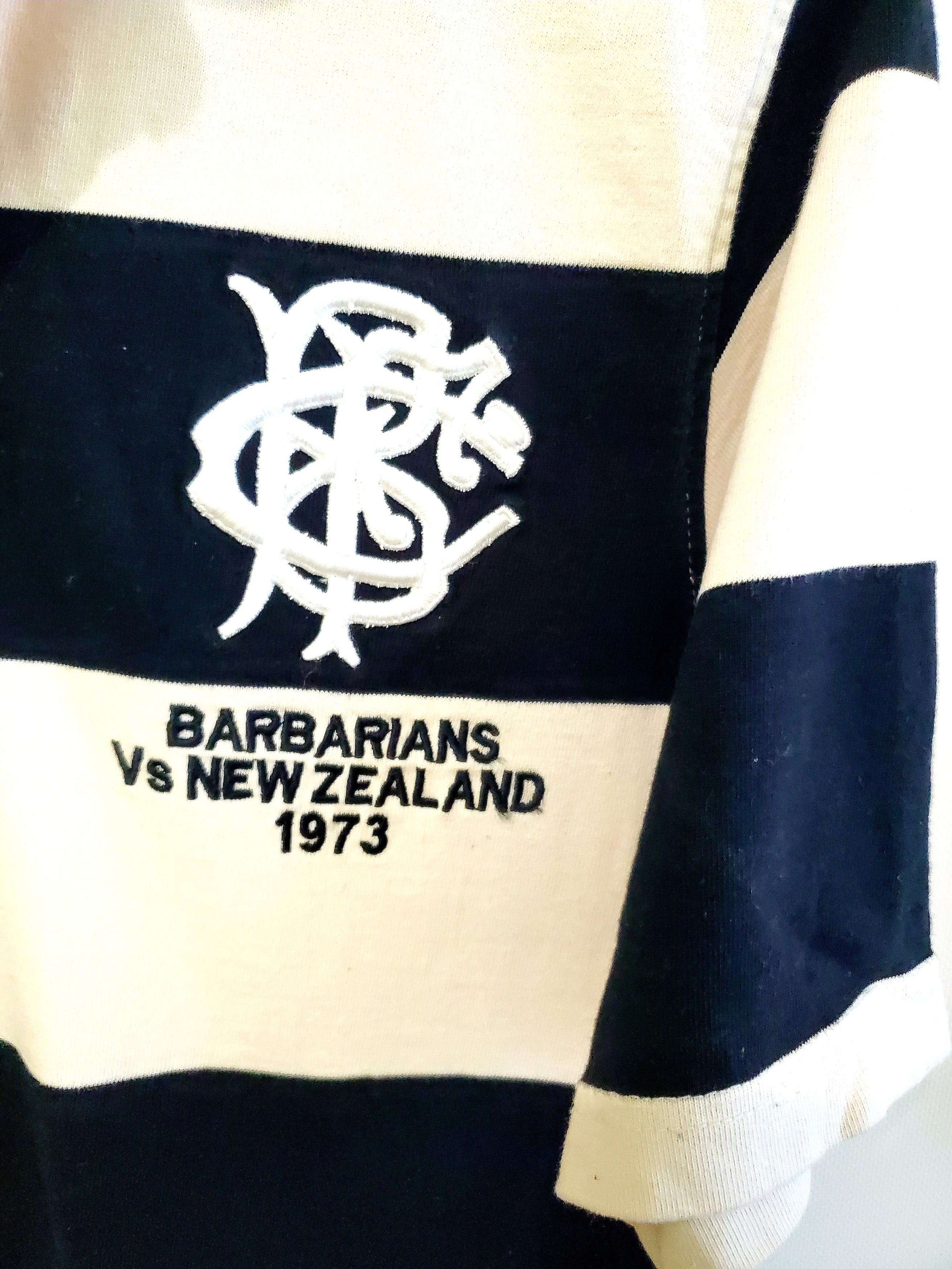 Vintage Traders Barbarians VS New Zealand 1973 Polo Shirt M Size US M / EU 48-50 / 2 - 2 Thumbnail