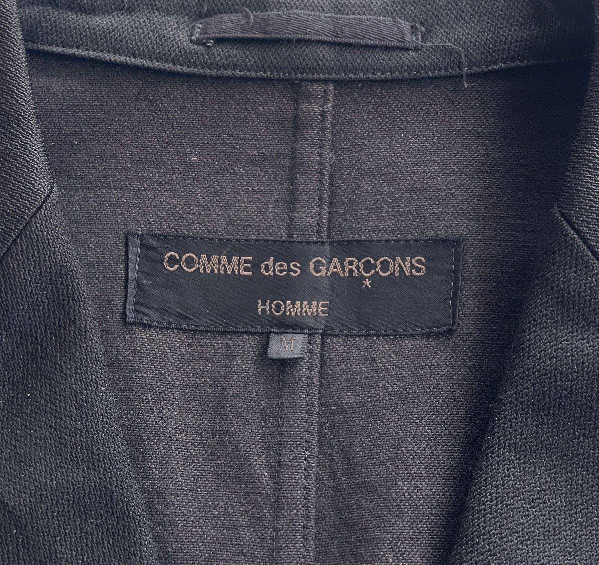 AW2001 Comme Des Garcons Homme Black Chore Jacket