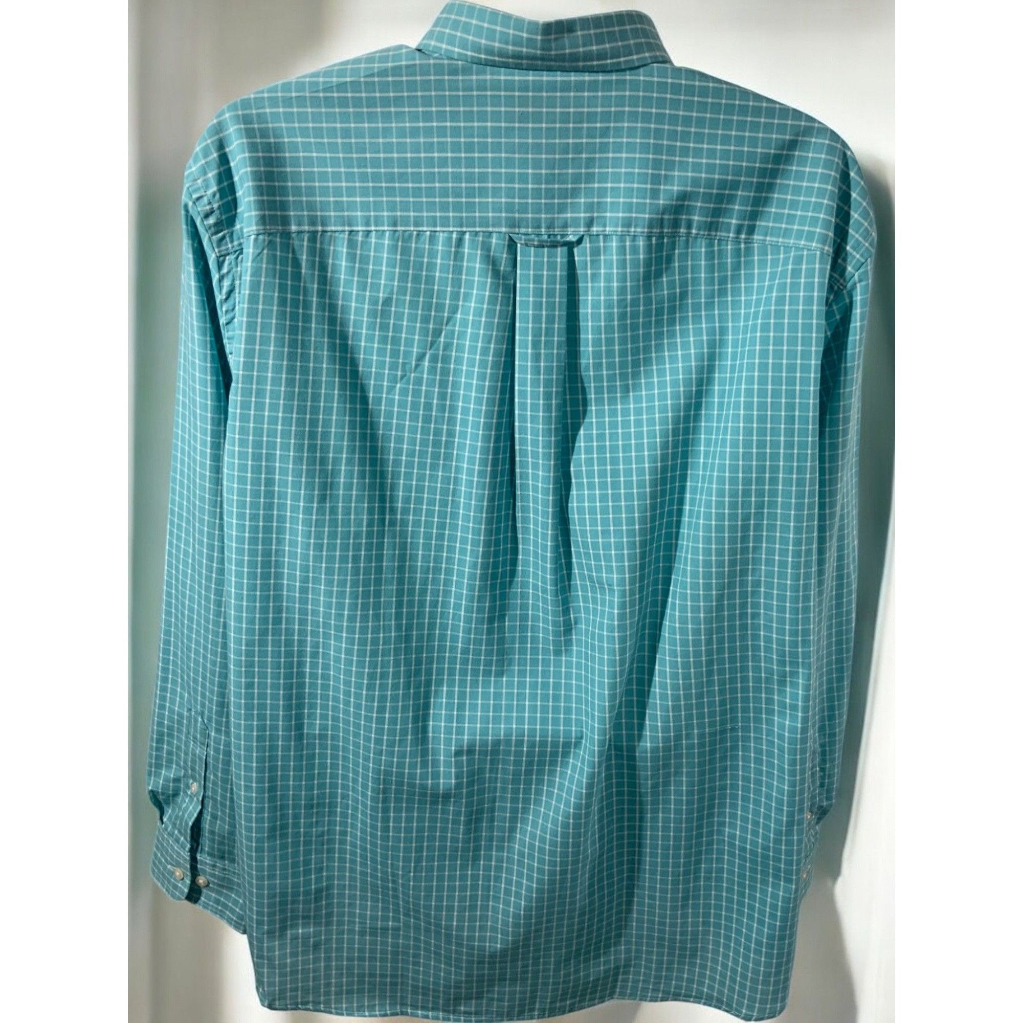 Saddlebred Saddlebred Classic Fit Turquoise Checkered Shirt NEW XL Size US XL / EU 56 / 4 - 7 Thumbnail