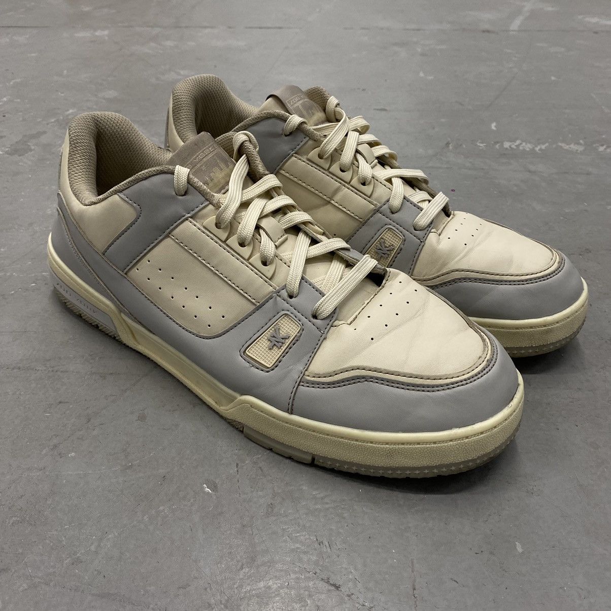 Vintage × Zoo York Zoo York Low Top Grey/White Skate Sneakers LV Trainer Style Size US 13 / EU 46 - 1 Thumbnail