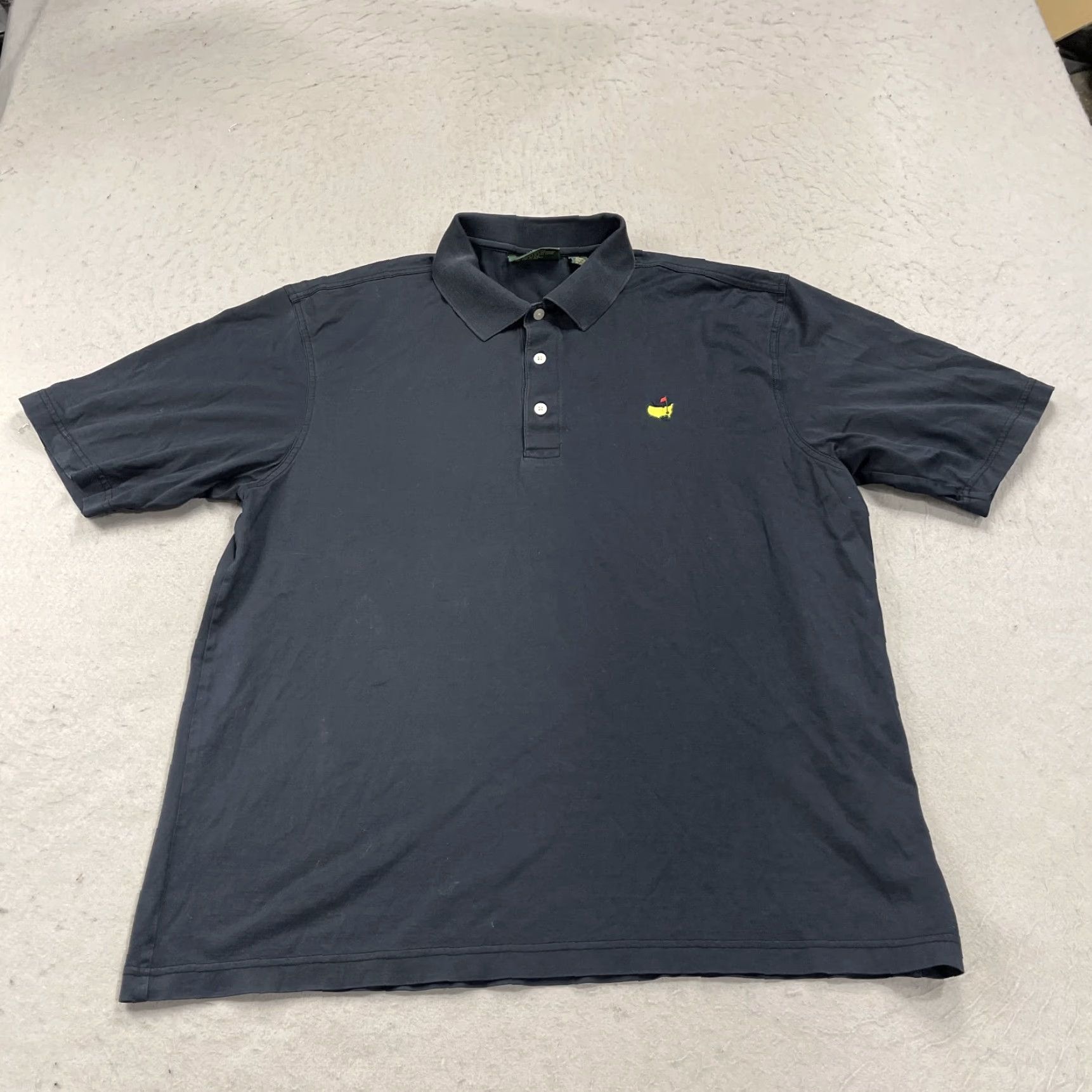 Vintage VINTAGE Masters Polo Shirt Mens Large Black Solid Amen Corner Augusta National 90s Size US L / EU 52-54 / 3 - 2 Thumbnail