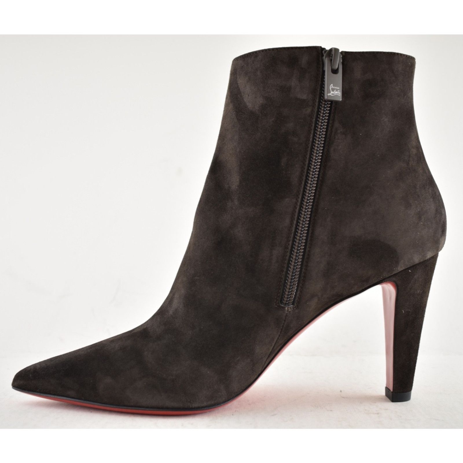 Christian Louboutin Christian Louboutin Vibella 85 Cafe Brown Bootie 38.5 Size US 8.5 / IT 38.5 - 14 Thumbnail