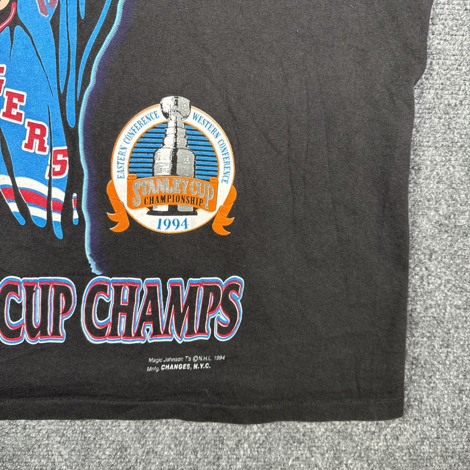 NHL Vintage New York Rangers Shirt XL 90s 1994 Champions Stanley Size US XL / EU 56 / 4 - 5 Thumbnail
