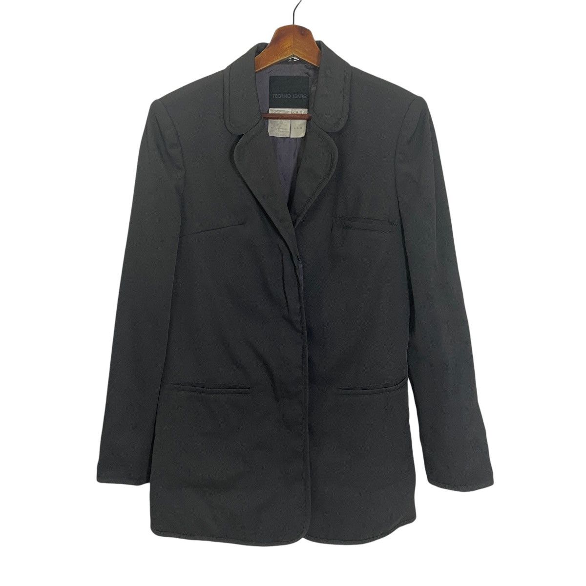 Versace Vintage Versace Techno Jeans Coat Jacket Size M / US 6-8 / IT 42-44 - 1 Thumbnail