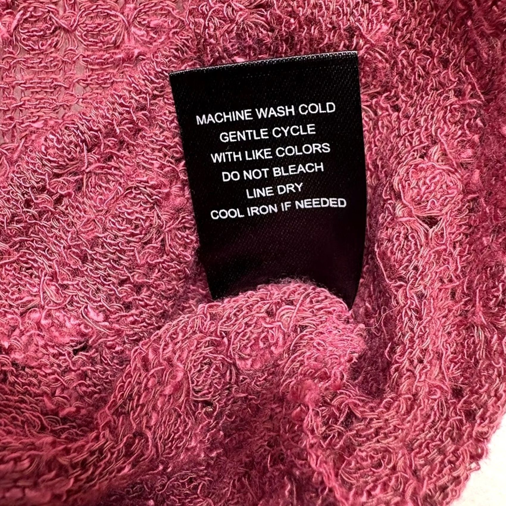 Vintage Gypsies & Moondust Pink Knit Long Sleeve Sweater - Size L Size L / US 10 / IT 46 - 7 Thumbnail