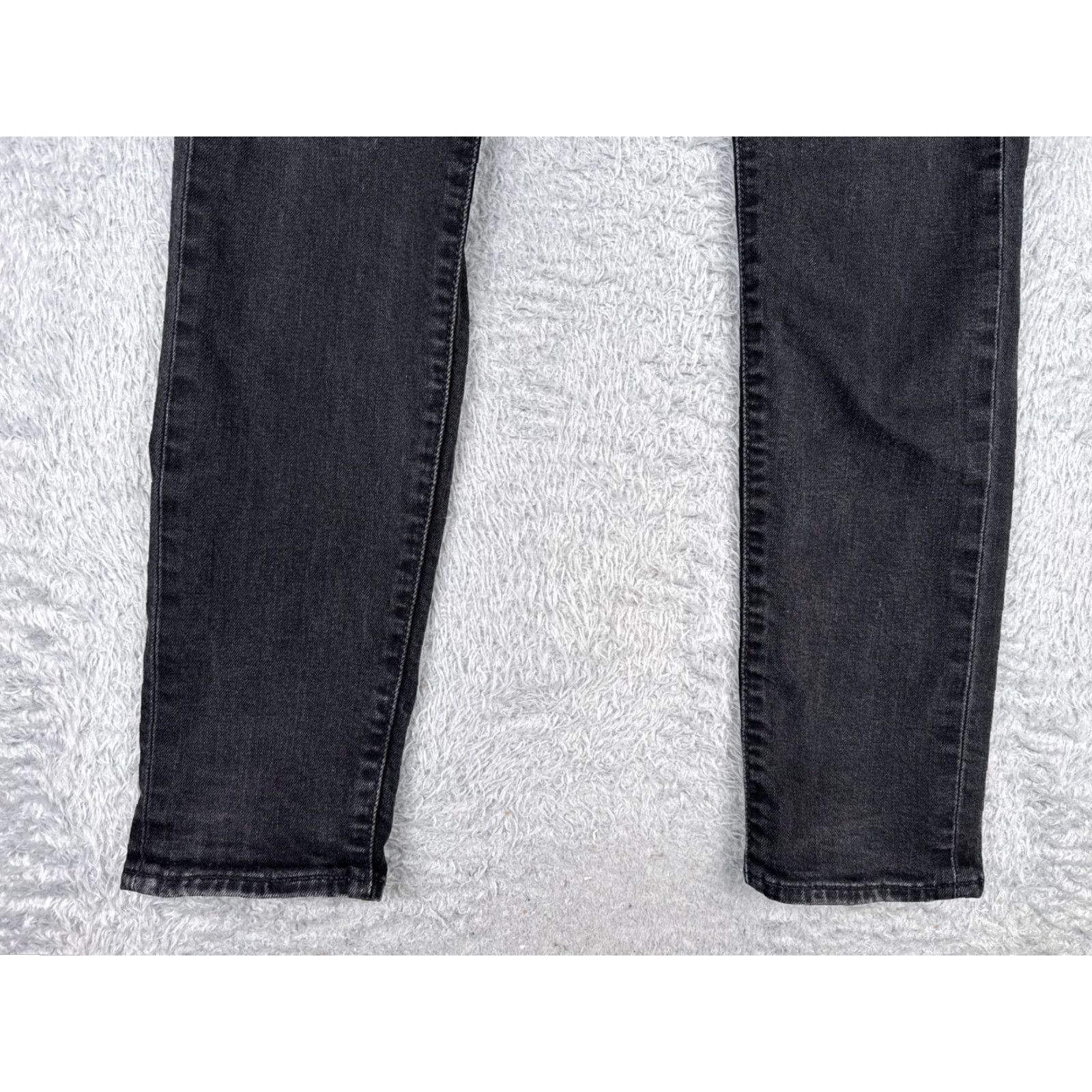 Levi's Levis Premium Jeans Adult 32 Black Denim Skinny Tapered Fit Flex 30x32 Big E Size US 32 / EU 48 - 3 Thumbnail