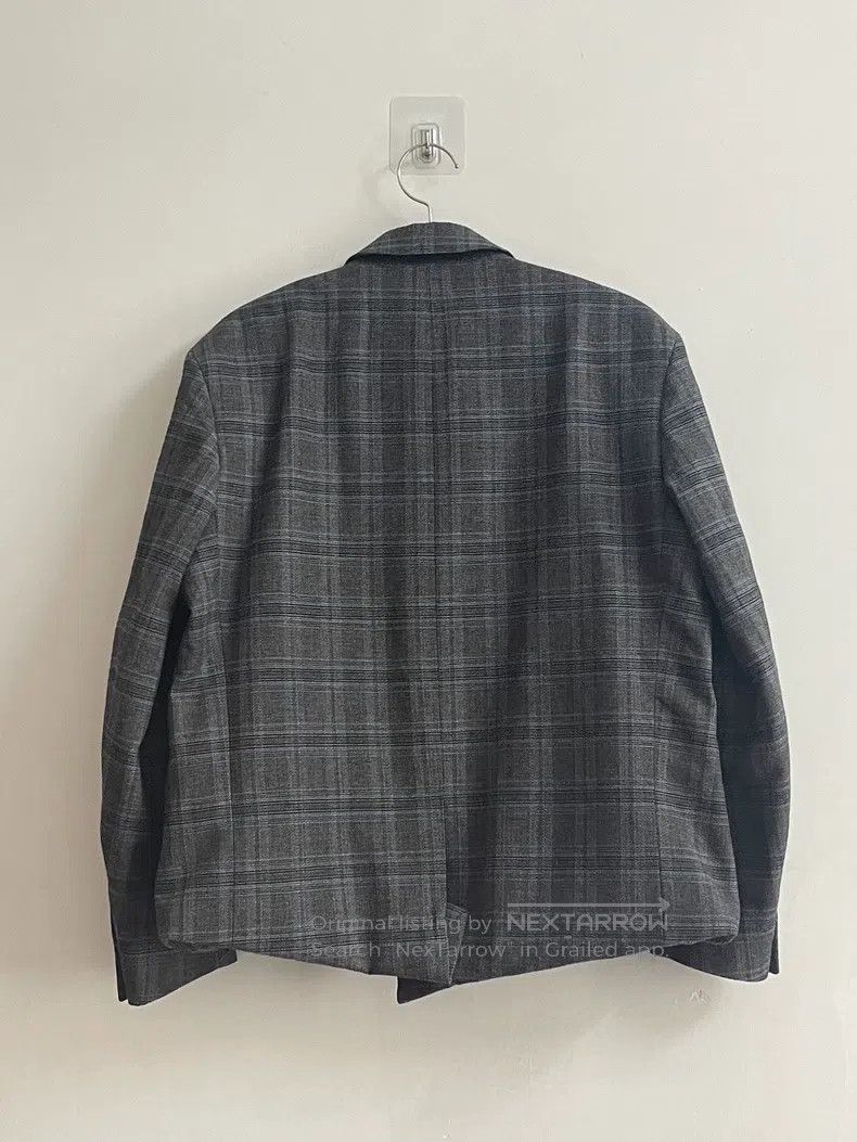 Vetements Vetements Gray-blue checkered padded shoulder suit Size US XS / EU 42 / 0 - 4 Thumbnail
