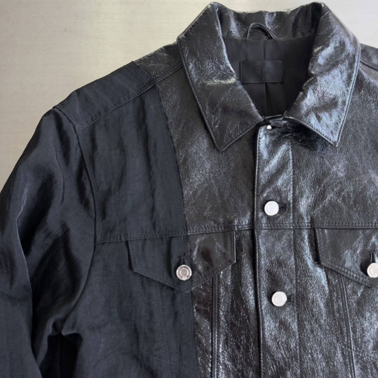 Rta RTA Marcelo split hybrid denim leather jacket Size US S / EU 44-46 / 1 - 3 Thumbnail