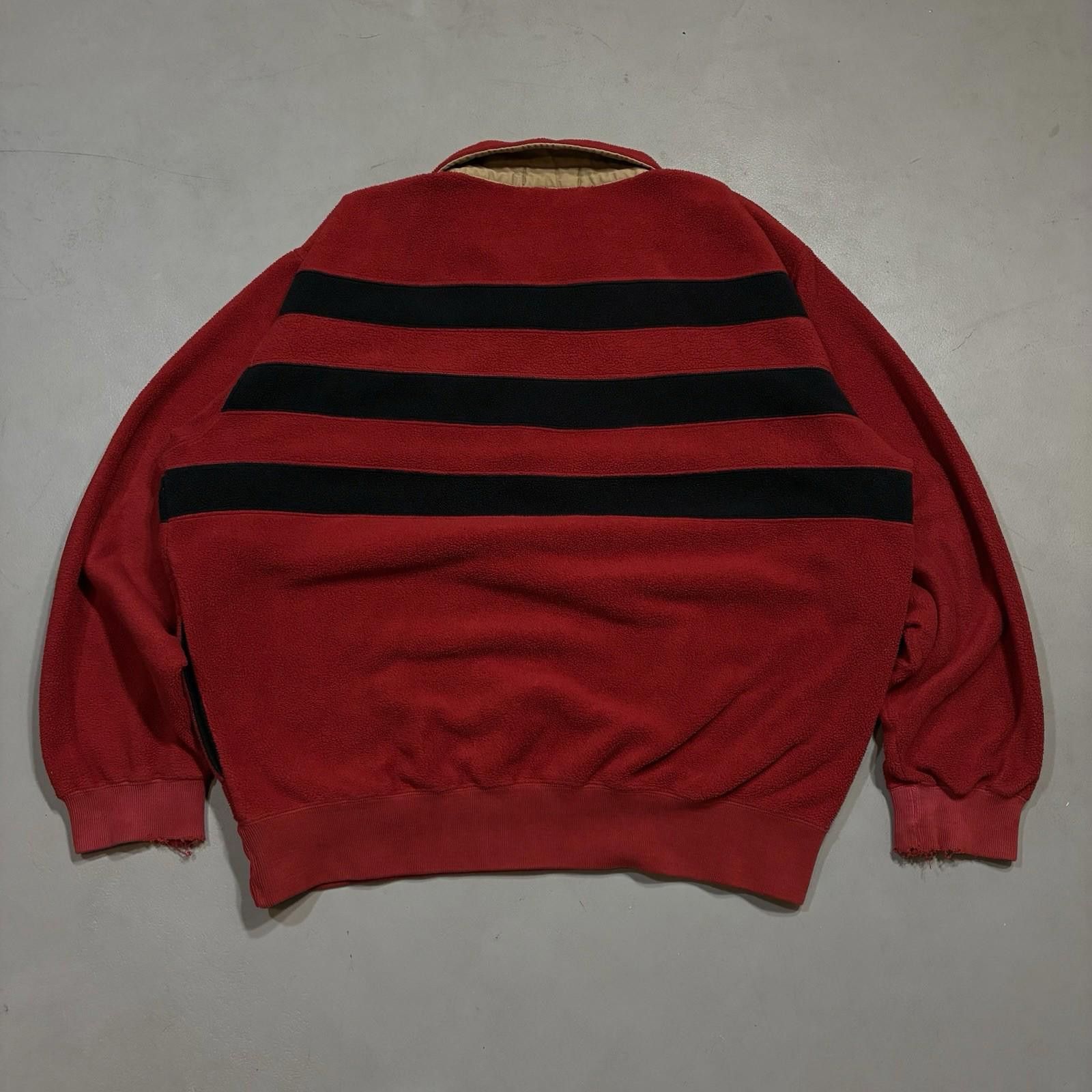 Polo Ralph Lauren Vintage Polo Ralph Lauren Red Pullover Fleece Sweater Size US XL / EU 56 / 4 - 6 Thumbnail
