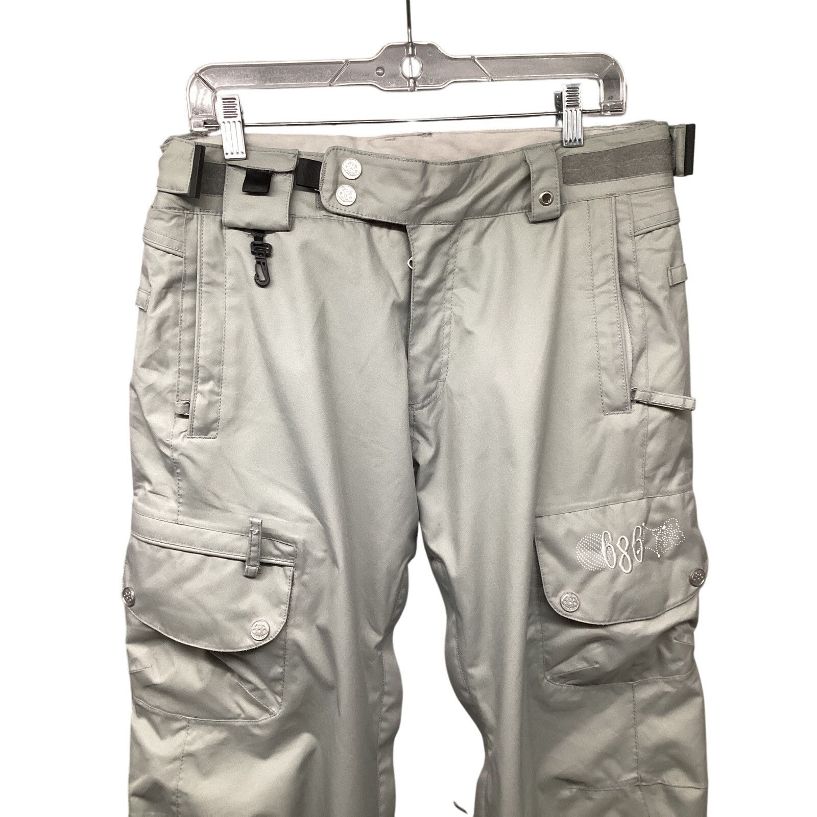 686 686 Womens Beige Snowboarding Ski Cargo Pants Medium Size 32" / US 10 / IT 46 - 3 Thumbnail