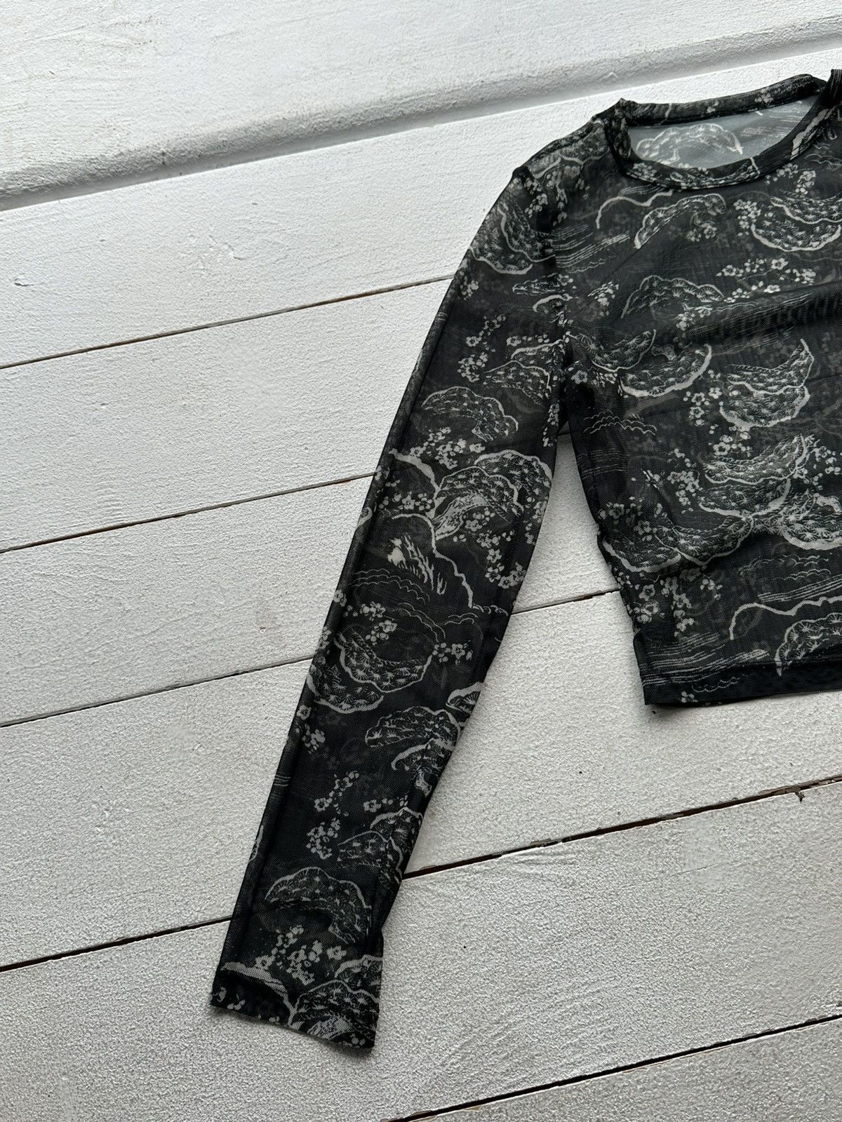 Designer × Japanese Brand 🚨 Save The Queen Jean Paul Gaultier STYLE! MeshBlouses Size S / US 4 / IT 40 - 2 Thumbnail