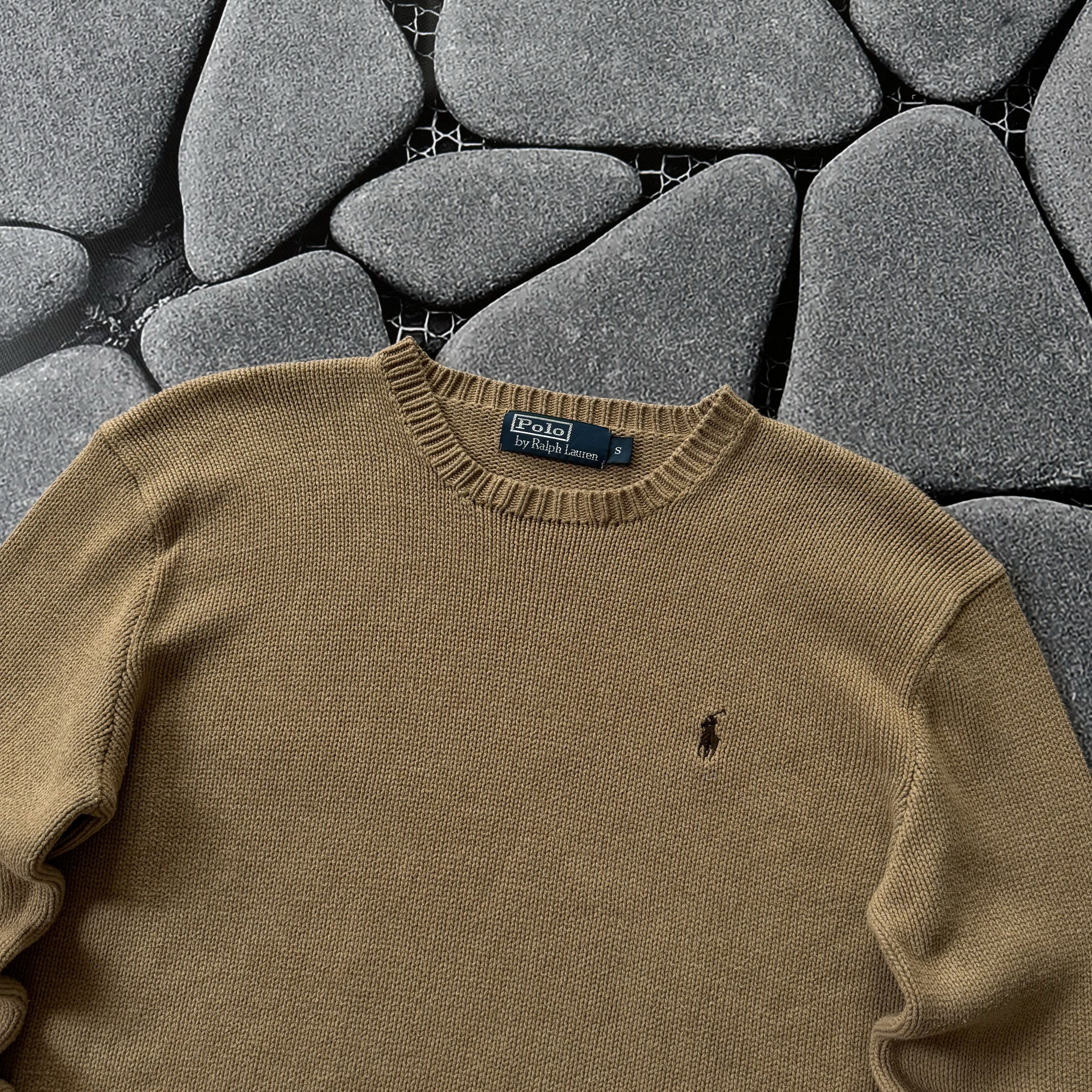 Ralph Lauren POLO RALPH LAUREN BROWN KNIT SWEATER VINTAGE Size US S / EU 44-46 / 1 - 2 Thumbnail