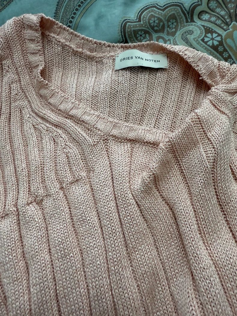 Dries Van Noten dries van noten Pink knotted irregular vest Size S / US 4 / IT 40 - 4 Thumbnail