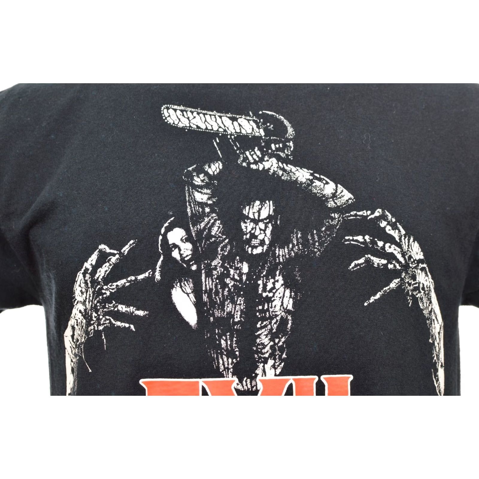 Fruit Of The Loom DDP Fruit of the Loom Evil Dead Vintage T-Shirt Tee Size S Black Mens Short Sleeve 100% Cotton Vintage 90s? (adjusted) Size US S / EU 44-46 / 1 - 3 Thumbnail