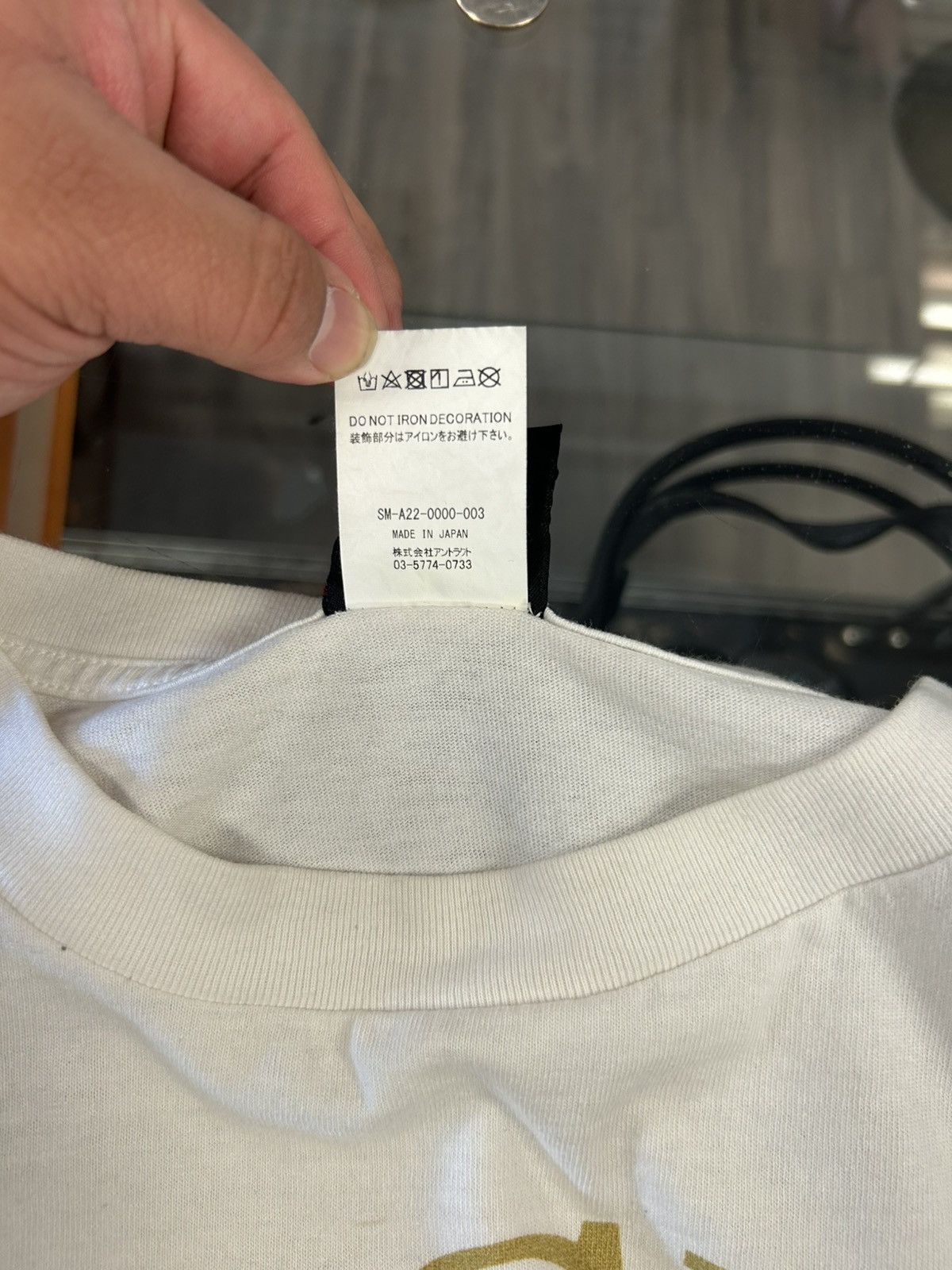 Saint Michael SAINT Mxxxxxx Oh Shit T-Shirt 'White' Size US M / EU 48-50 / 2 - 6 Thumbnail