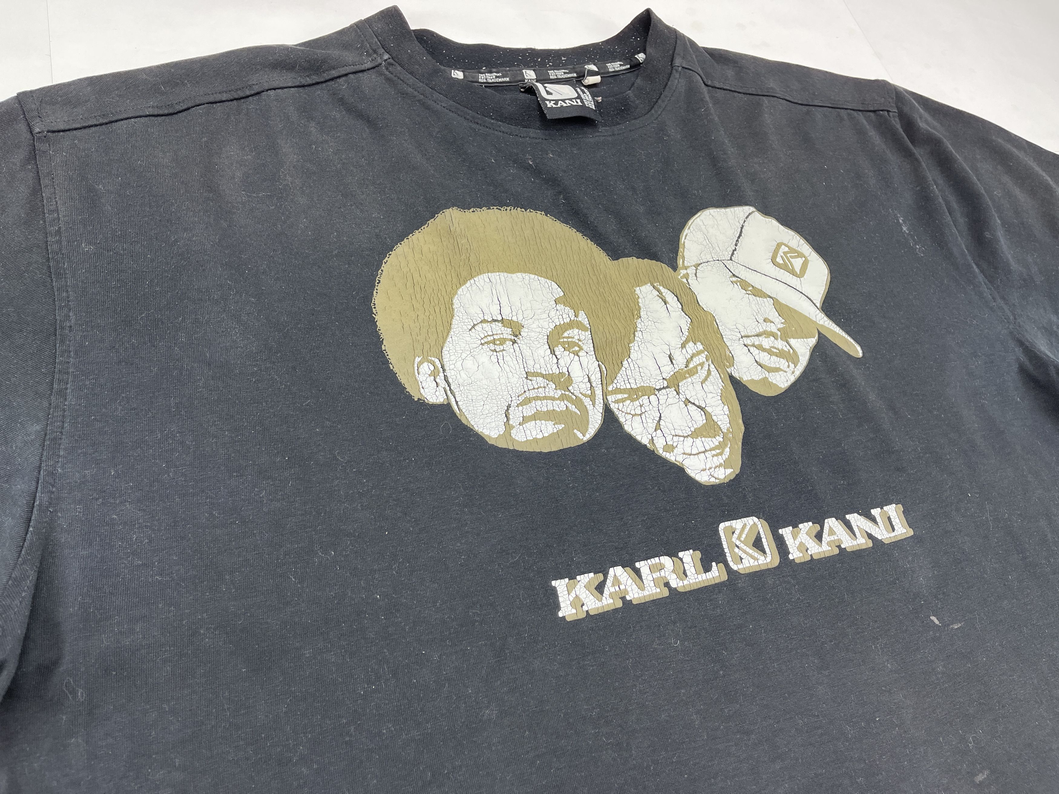 Karl Kani KARL KANI jersey, Kani Faces vintage hip hop t-shirt 90s XXL Size US XXL / EU 58 / 5 - 4 Thumbnail