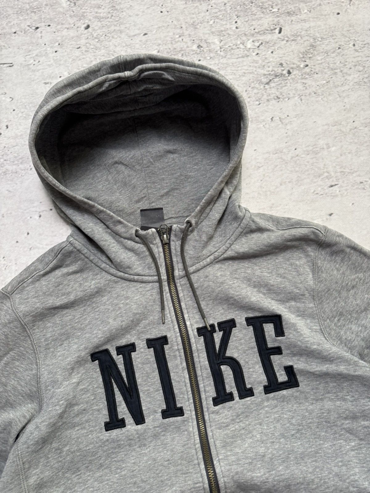 Nike × Vintage NIKE VINTAGE CENTER LOGO OVERSIZE BOXY ZIP HOODIE Size US M / EU 48-50 / 2 - 3 Thumbnail