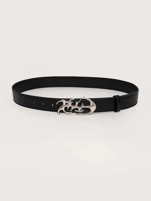 Jewelry × Vintage Streetwear Design Buckle PU Leather Belt Size ONE SIZE - 2 Thumbnail