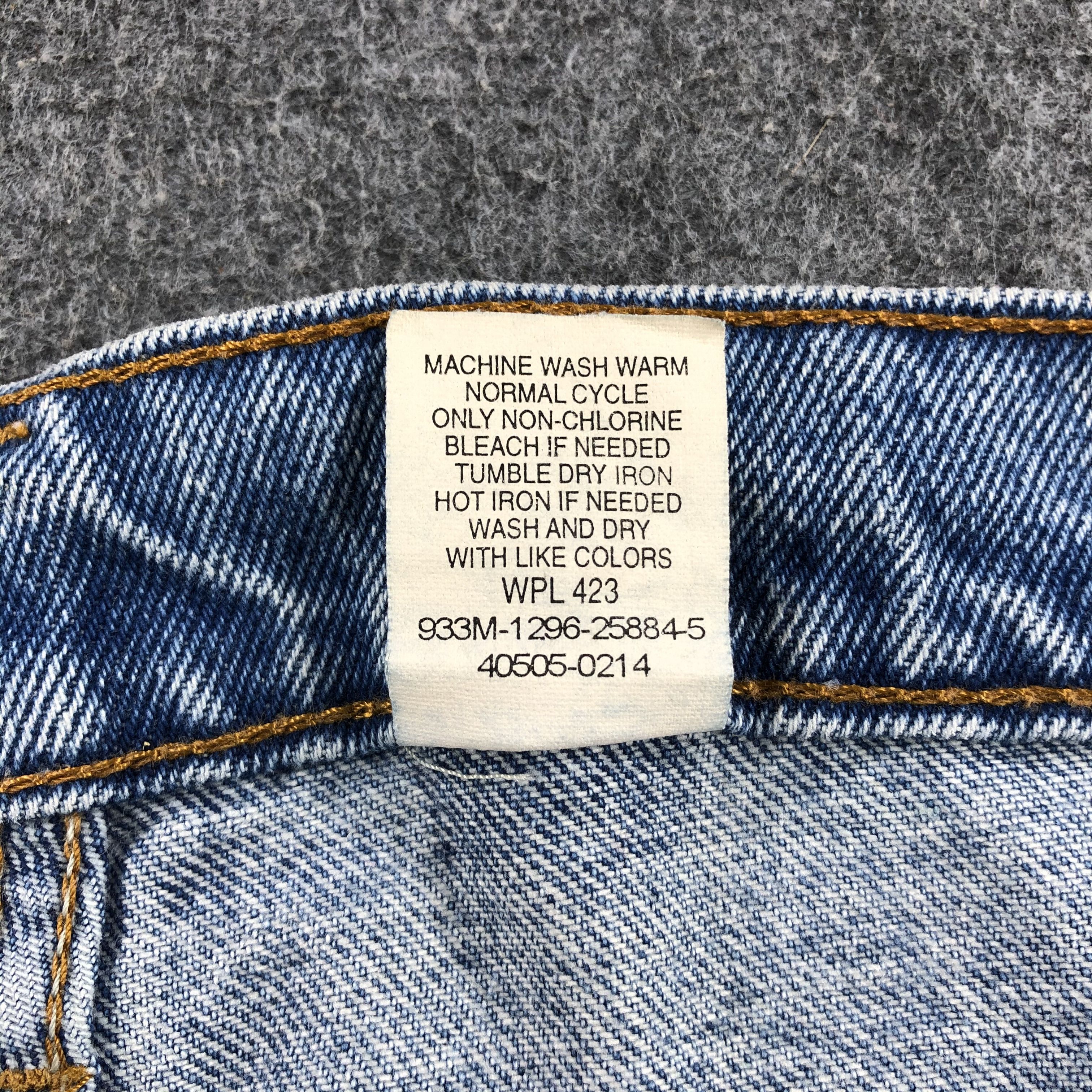 Levi's 90s Vintage Blue Wash Levis 505 Jeans-J1540 Size US 39 - 11 Thumbnail
