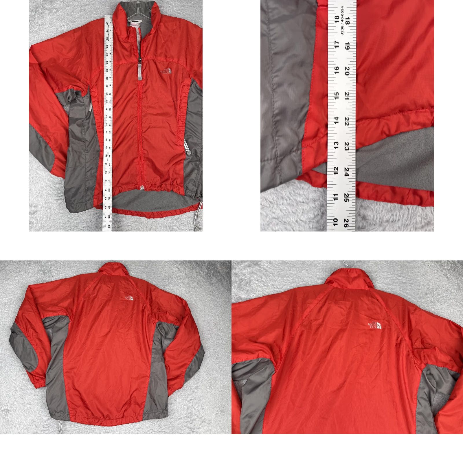 The North Face The North Face Jacket Women S Windbreaker Full Zip Lightweight Red Gray Stow Pocketed Logo Outdoor All Seasons Size S / US 4 / IT 40 - 9 Thumbnail
