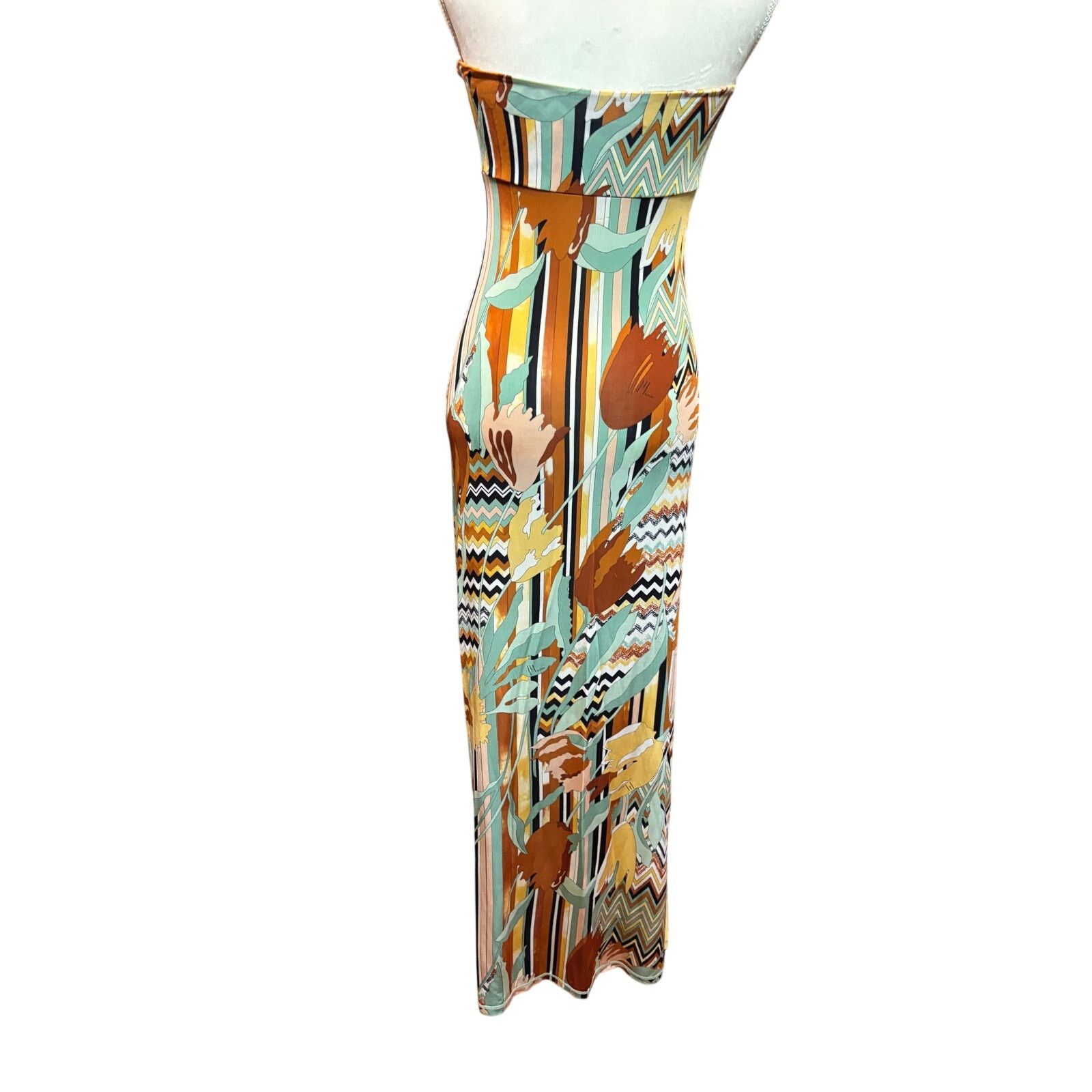 Missoni M Missoni Strapless Halter Maxi Evening Gown Size 6 Size M / US 6-8 / IT 42-44 - 4 Thumbnail