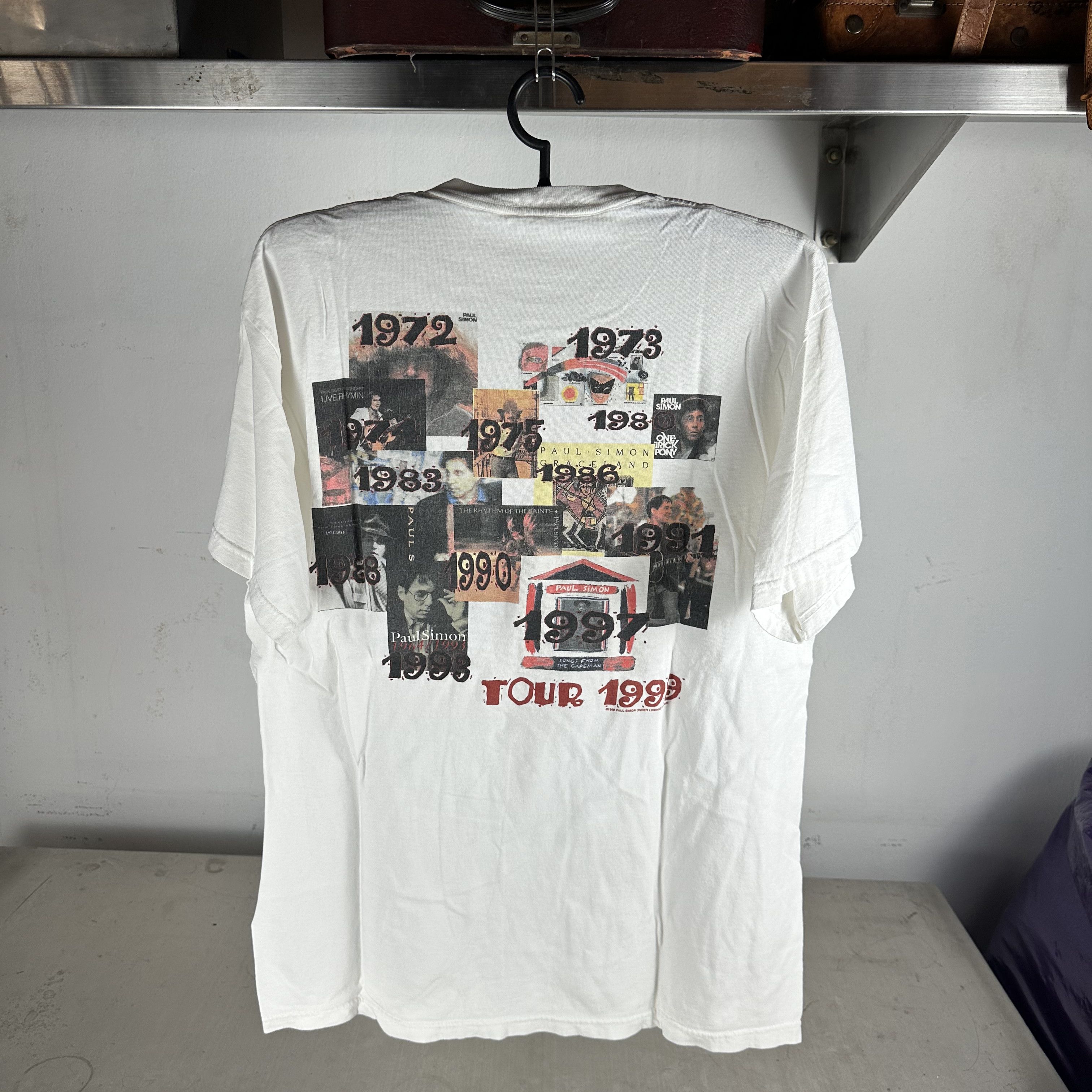 Vintage Vintage 1999 Paul Simon Tour Concert Promo T-shirt Size US L / EU 52-54 / 3 - 3 Thumbnail