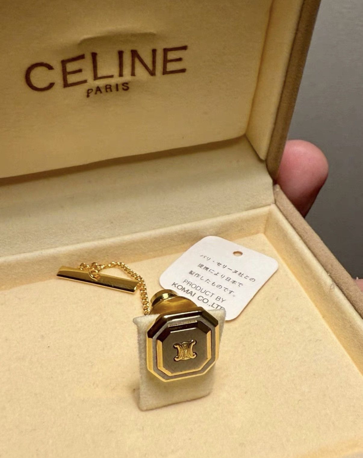 Celine Celine Vintage Tie Tack K24 Size ONE SIZE - 1 Thumbnail