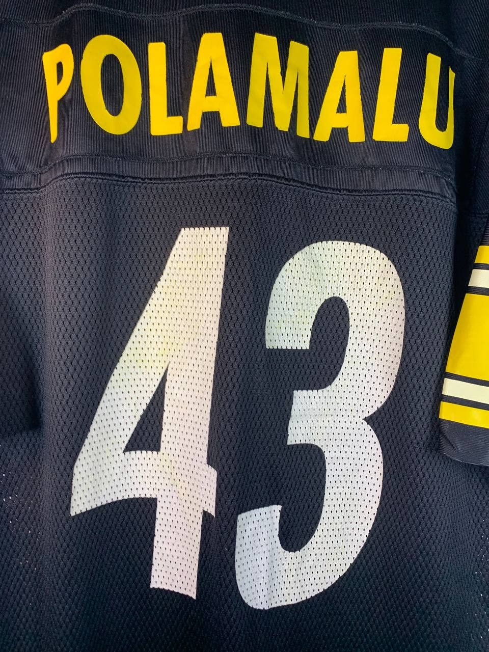 NFL × Reebok × Vintage Vintage NFL Equipment Reebok Polamalu #43 Football Jersey Size US L / EU 52-54 / 3 - 11 Thumbnail