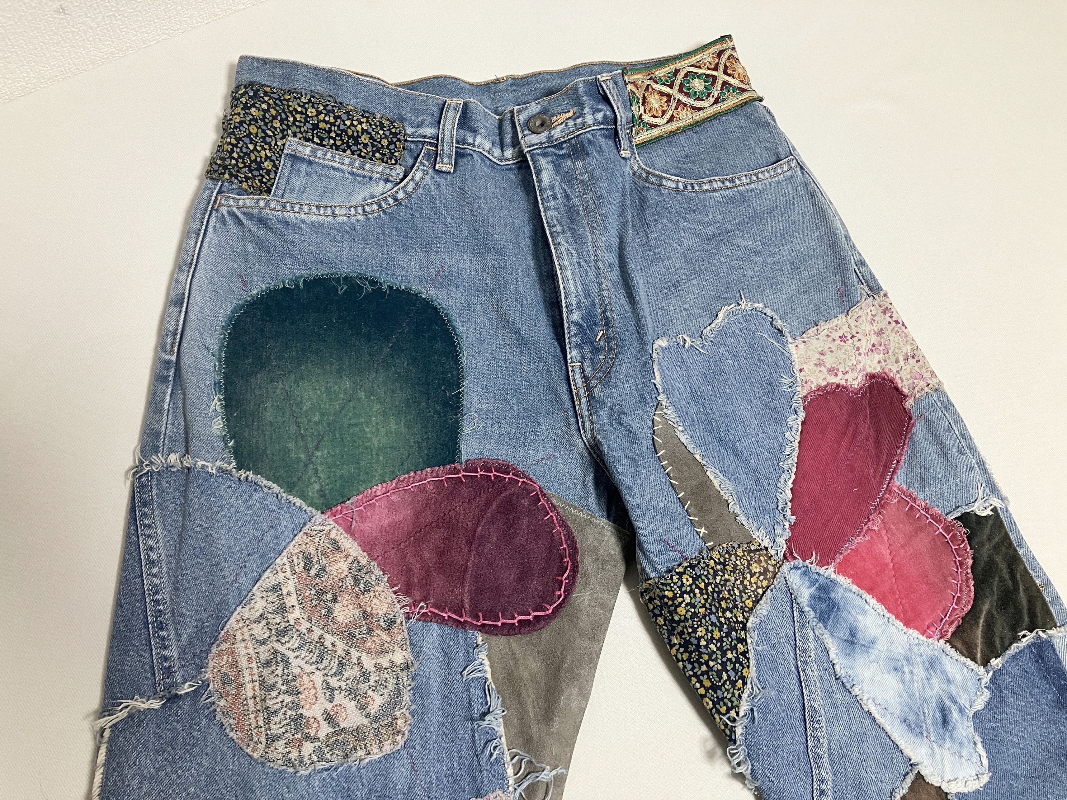 Kapital KAPITAL 14oz denim flare jeans hippie insane remake denim Size US 34 / EU 50 - 3 Thumbnail