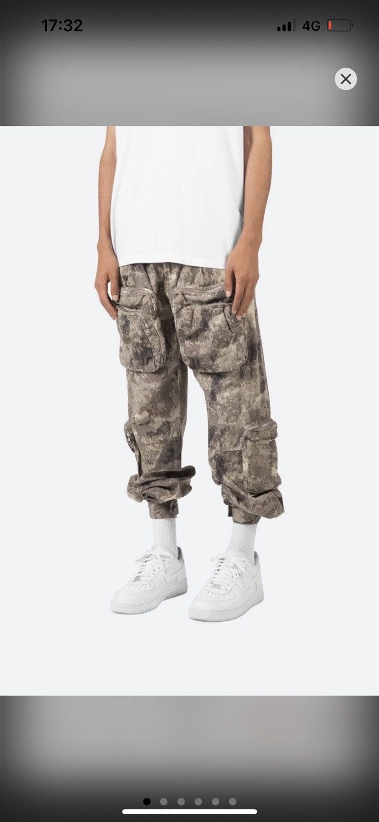 MNML Mnml Zipper Cargo Multipocket Pants Camo Size US 28 / EU 44 - 10 Thumbnail