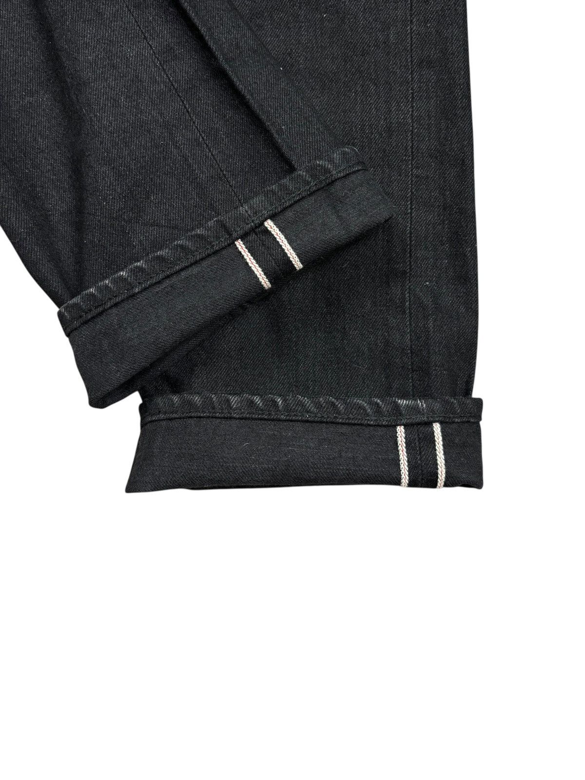 Takahiromiyashita The Soloist. Takahiro Miyashita The Soloist - Black Selvedge Denim Pants Size US 30 / EU 46 - 5 Thumbnail