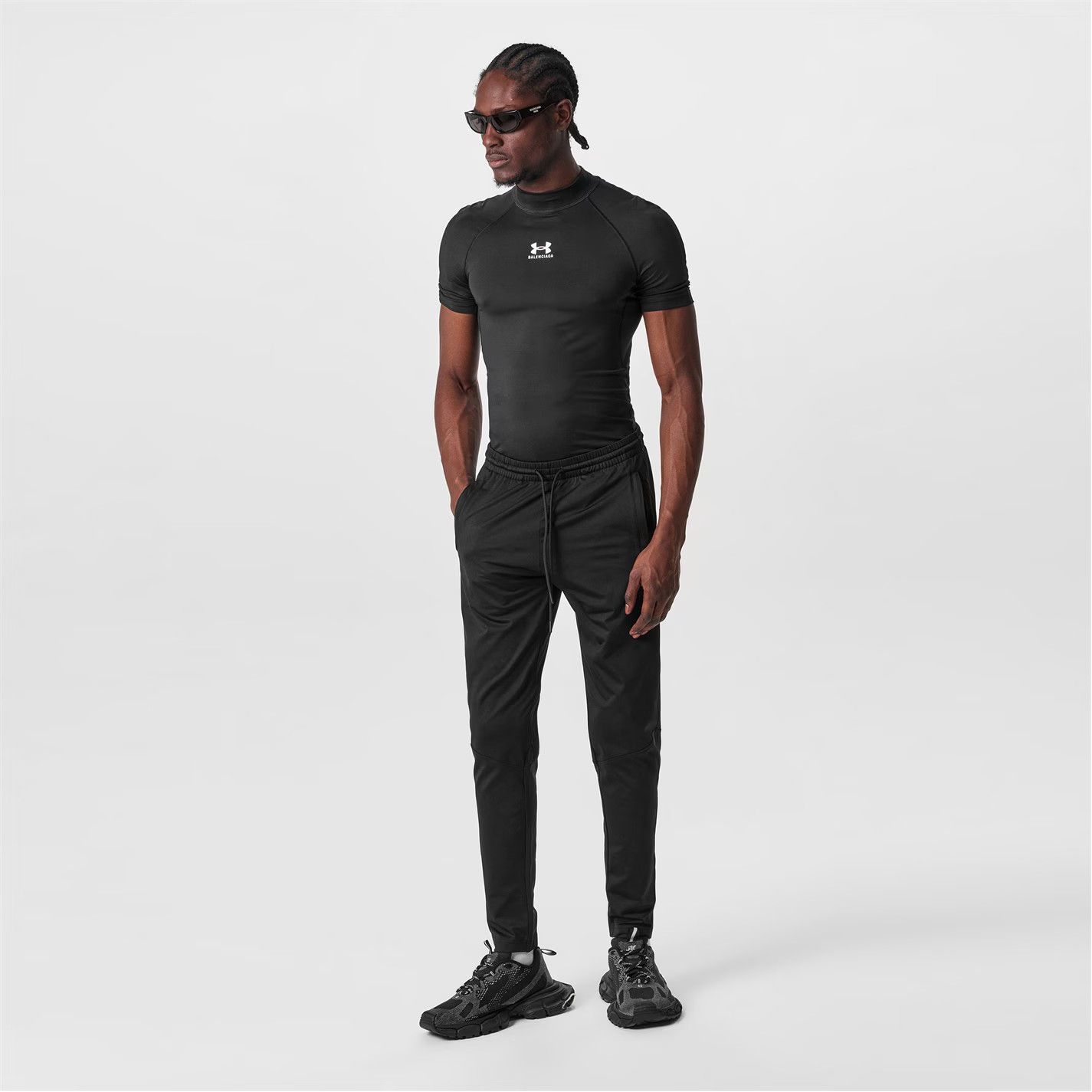 Balenciaga × Under Armour o1g2r1mq0226 Under Armour T-Shirt In Black Size US XL / EU 56 / 4 - 6 Thumbnail