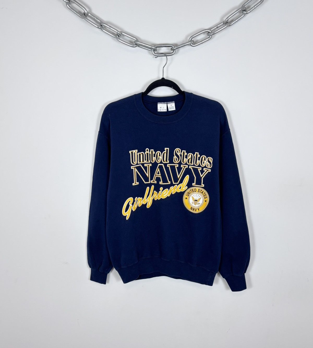 Soffe Vintage 1990s MJ Soffe United States Navy Sweatshirt Size US M / EU 48-50 / 2 - 1 Thumbnail
