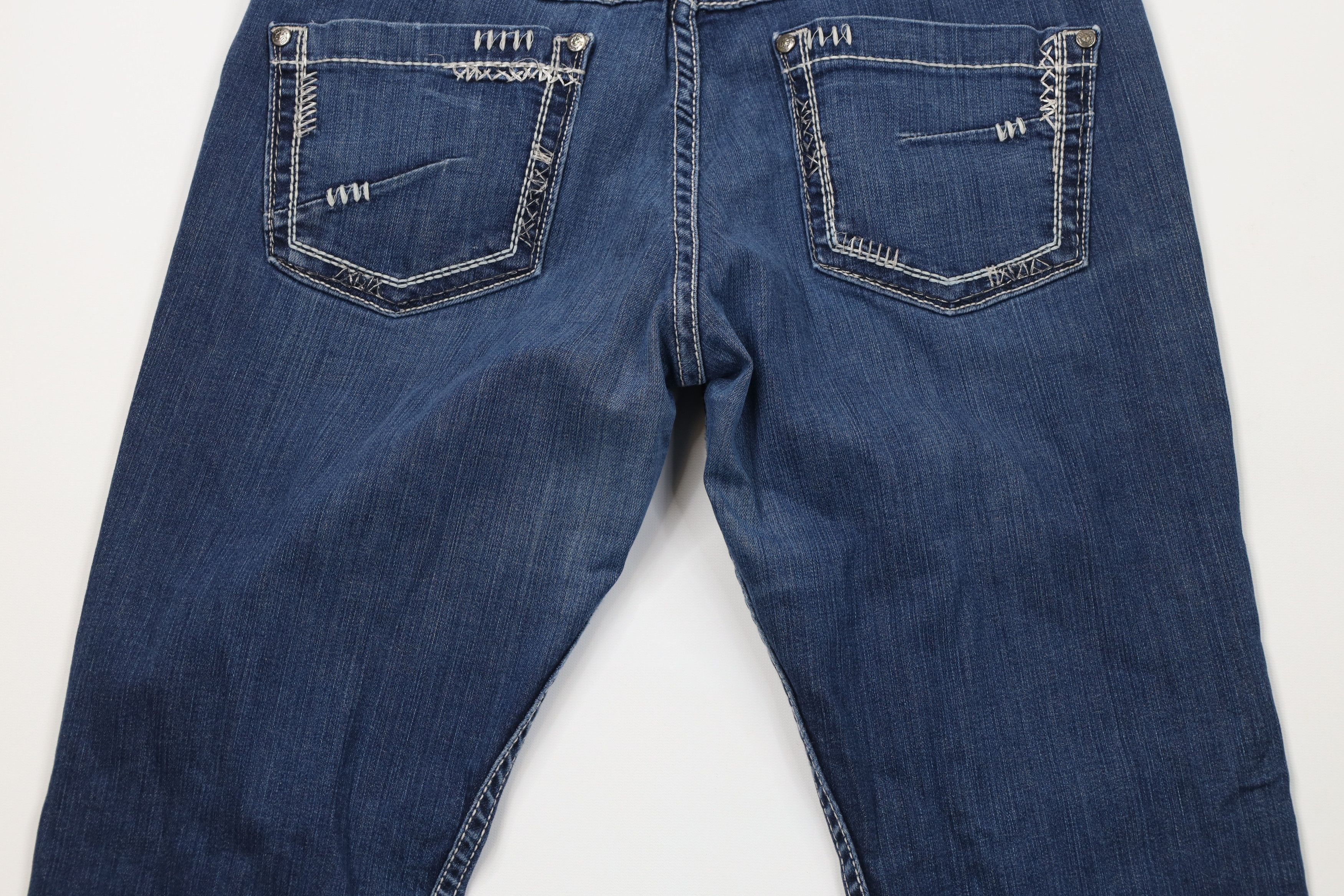 Vintage Buckle BKE Thick Stitch Culture Bootcut Denim Jeans Blue Size 32" / US 10 / IT 46 - 13 Thumbnail