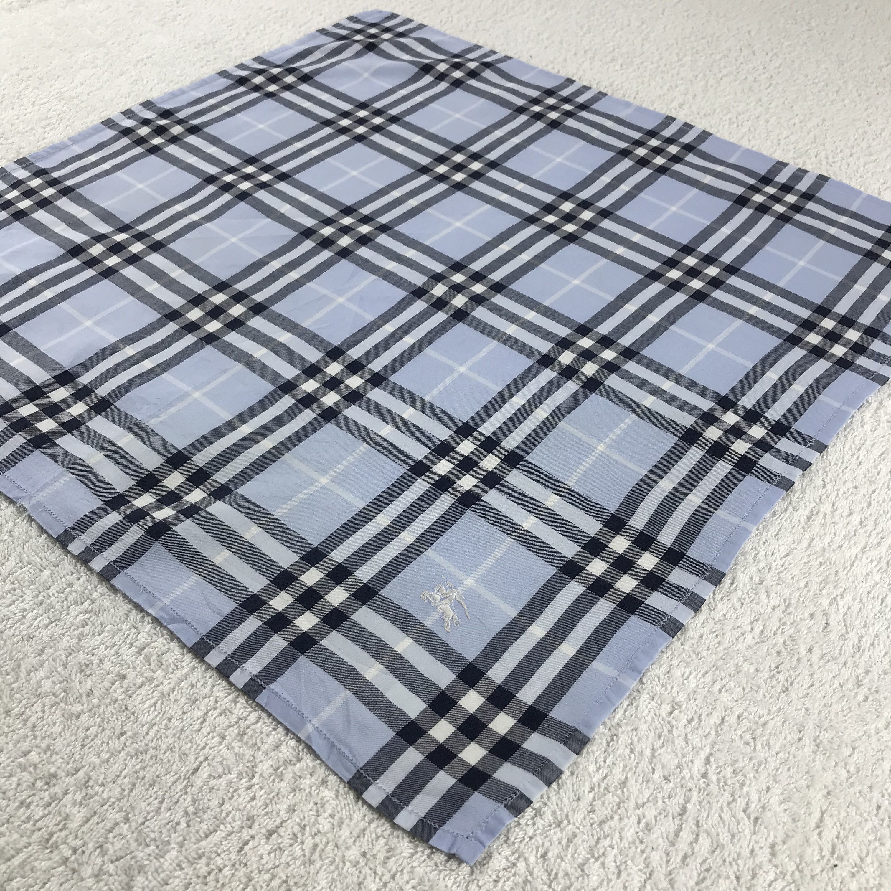 Burberry × Vintage Burberry Bandana / Handkerchief / Neckerchief - S181 Size ONE SIZE - 2 Thumbnail