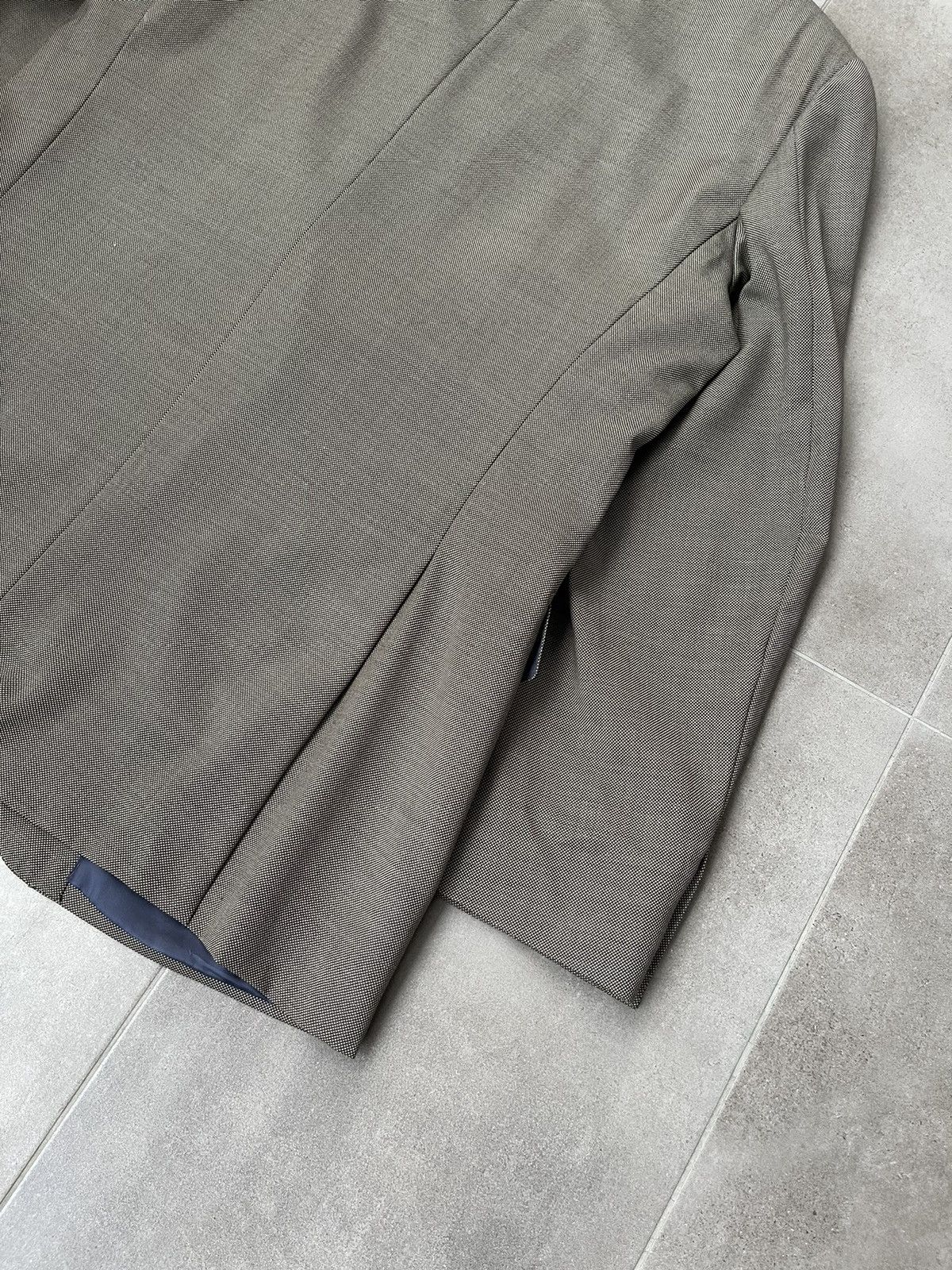 Suitsupply SS10 Suitsupply Grey Wool Casual Blazer Size 50L - 13 Thumbnail