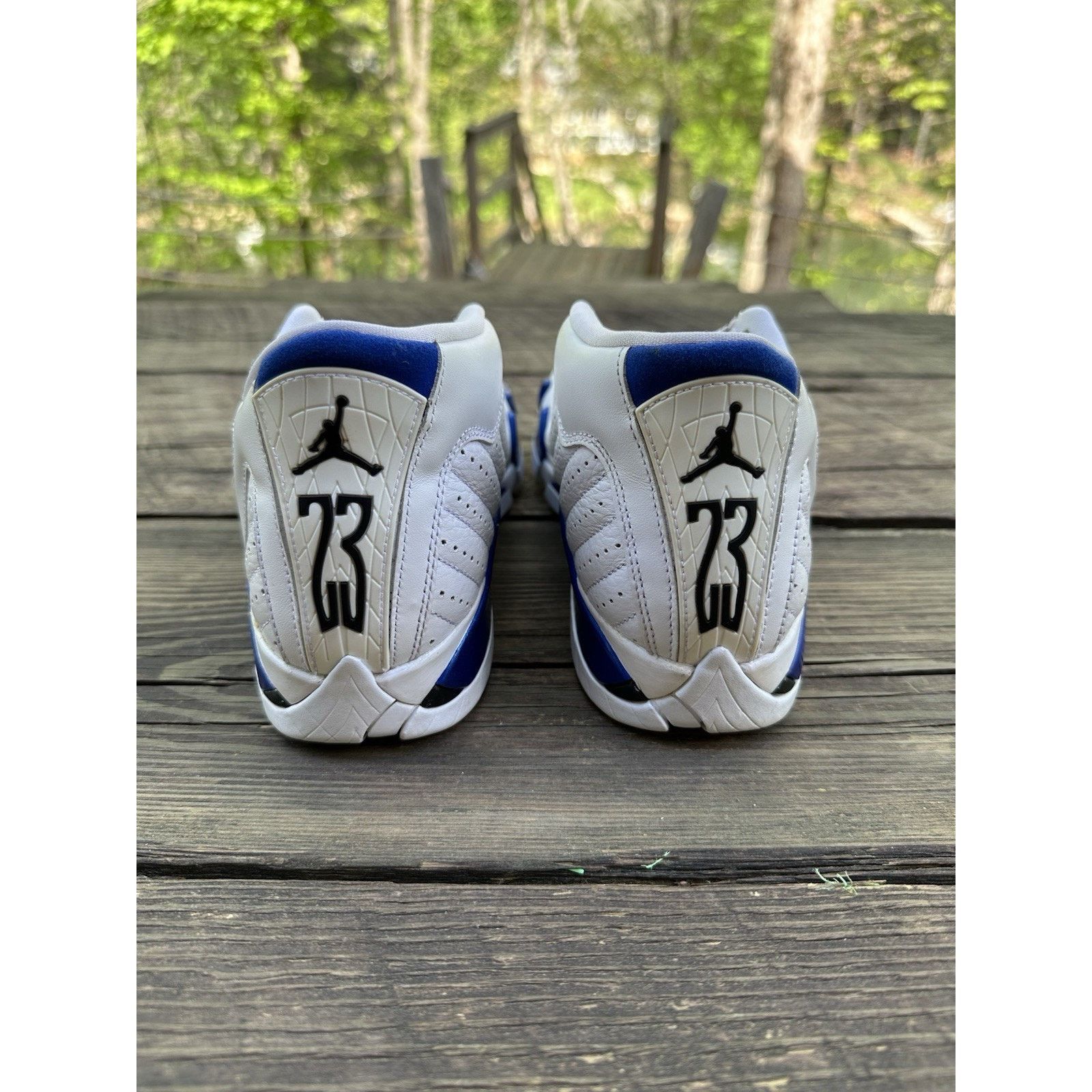 Jordan Brand Jordan 14 Retro Hyper Royal GS - Size 6.5y Size US 6.5 / EU 39-40 - 5 Thumbnail