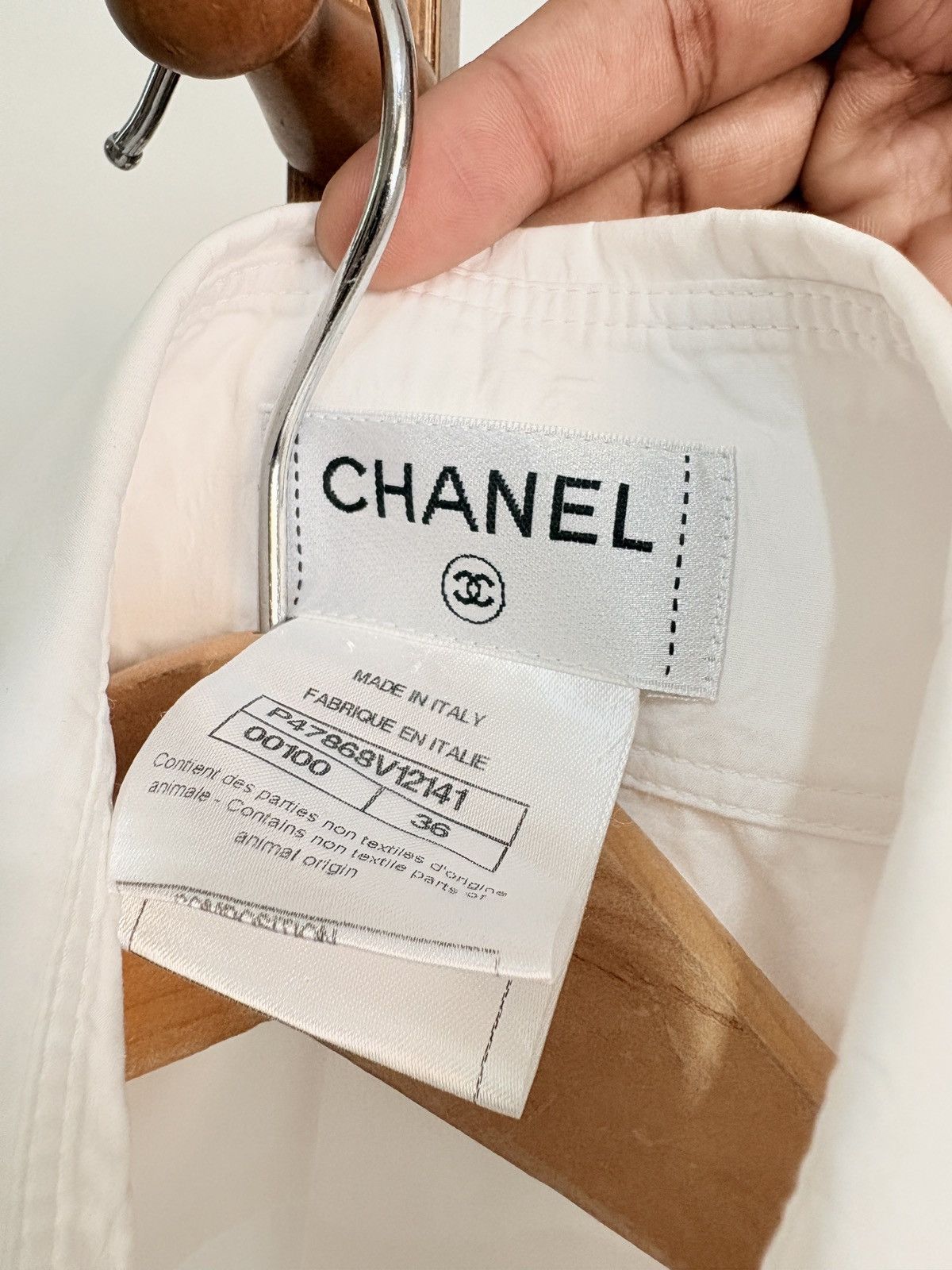 Chanel Chanel Ruffle Long-sleeved Blouse Size M / US 6-8 / IT 42-44 - 12 Thumbnail