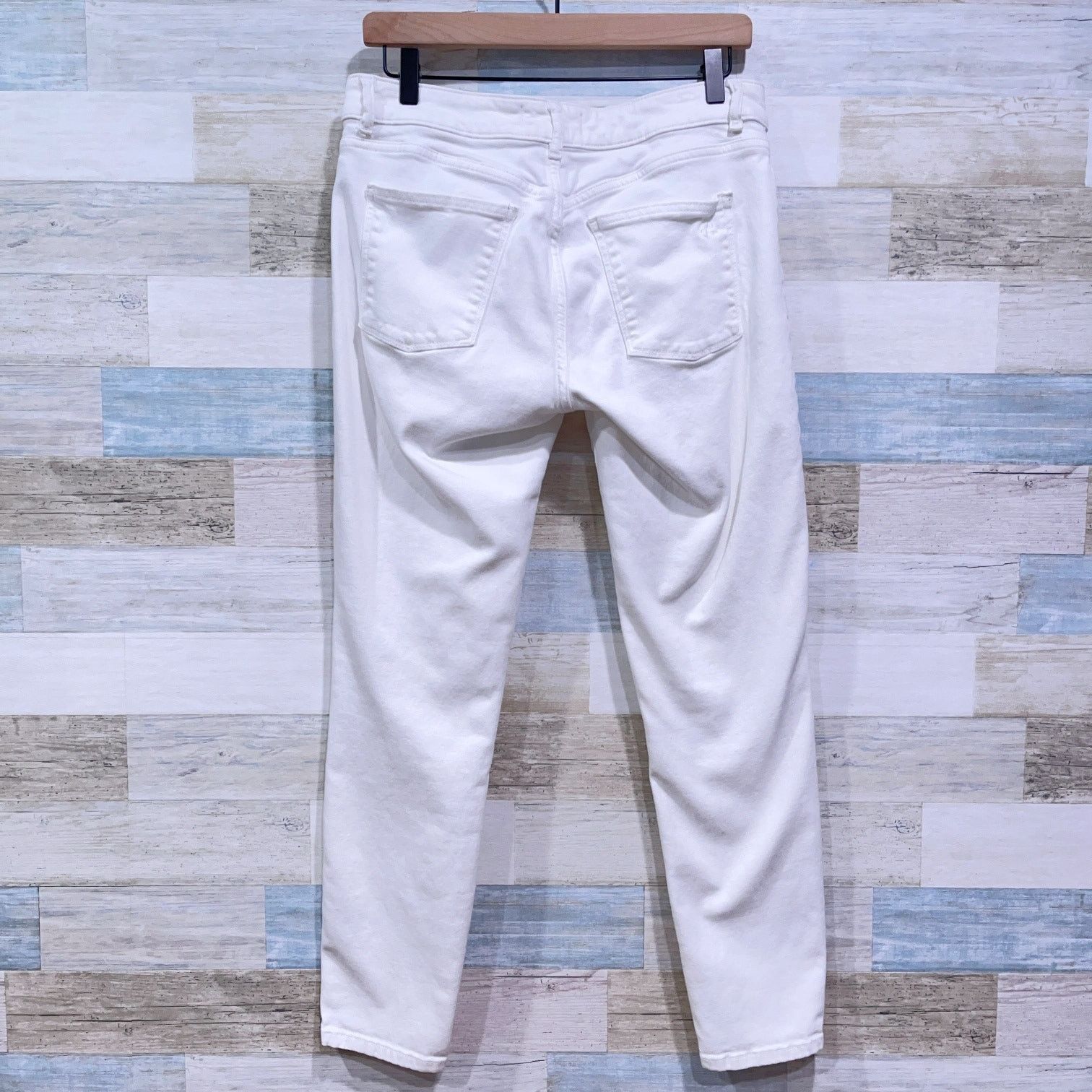 DL1961 DL1961 Margaux Instasculpt Ankle Skinny Jeans White 30 Size 30" / US 8 / IT 44 - 4 Thumbnail