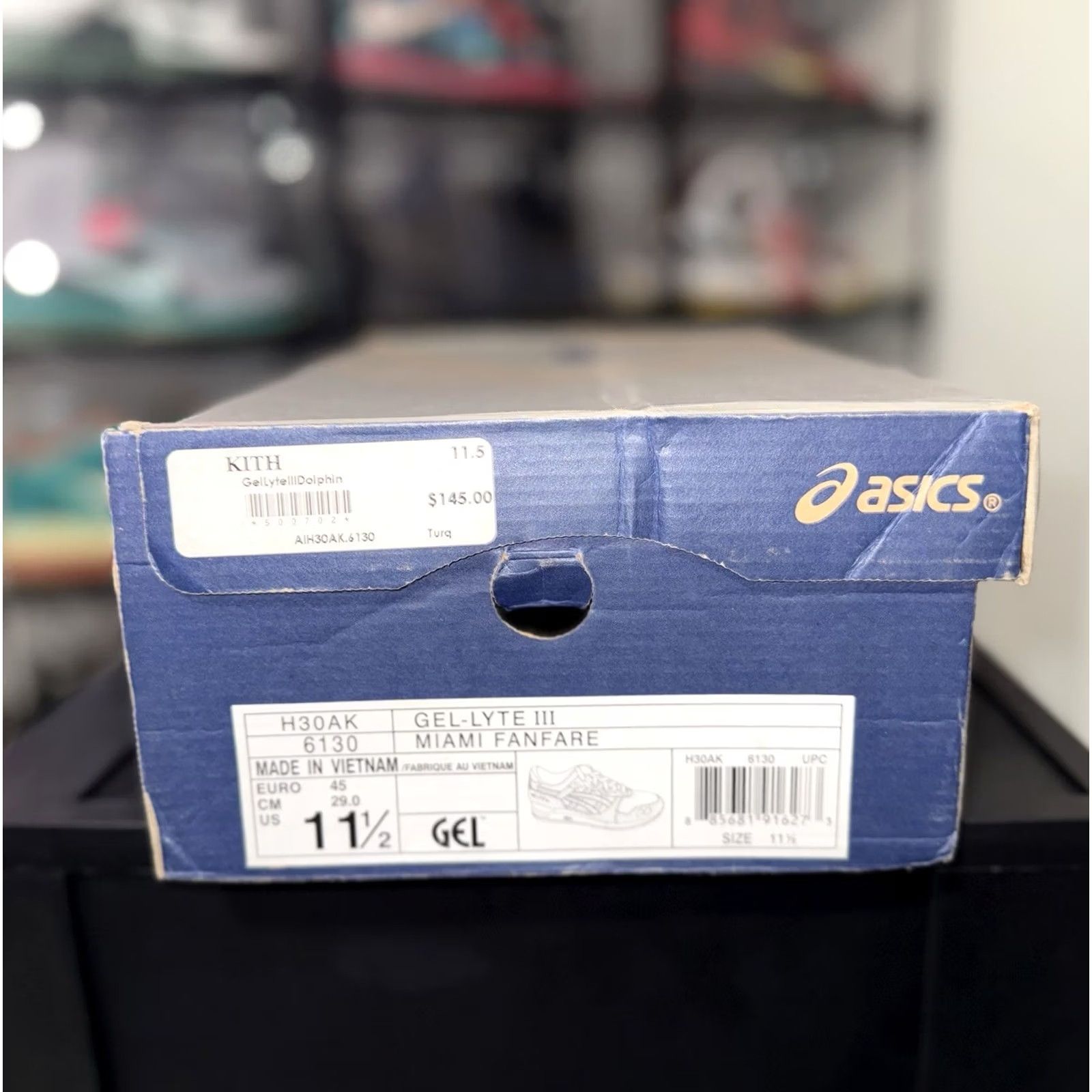 Asics ASICS Gel-Lyte III ECP Miami Ronnie Fieg Kith Sneaker 11.5 Multicolor VNDS Mens Size US 12 / EU 45 - 6 Thumbnail
