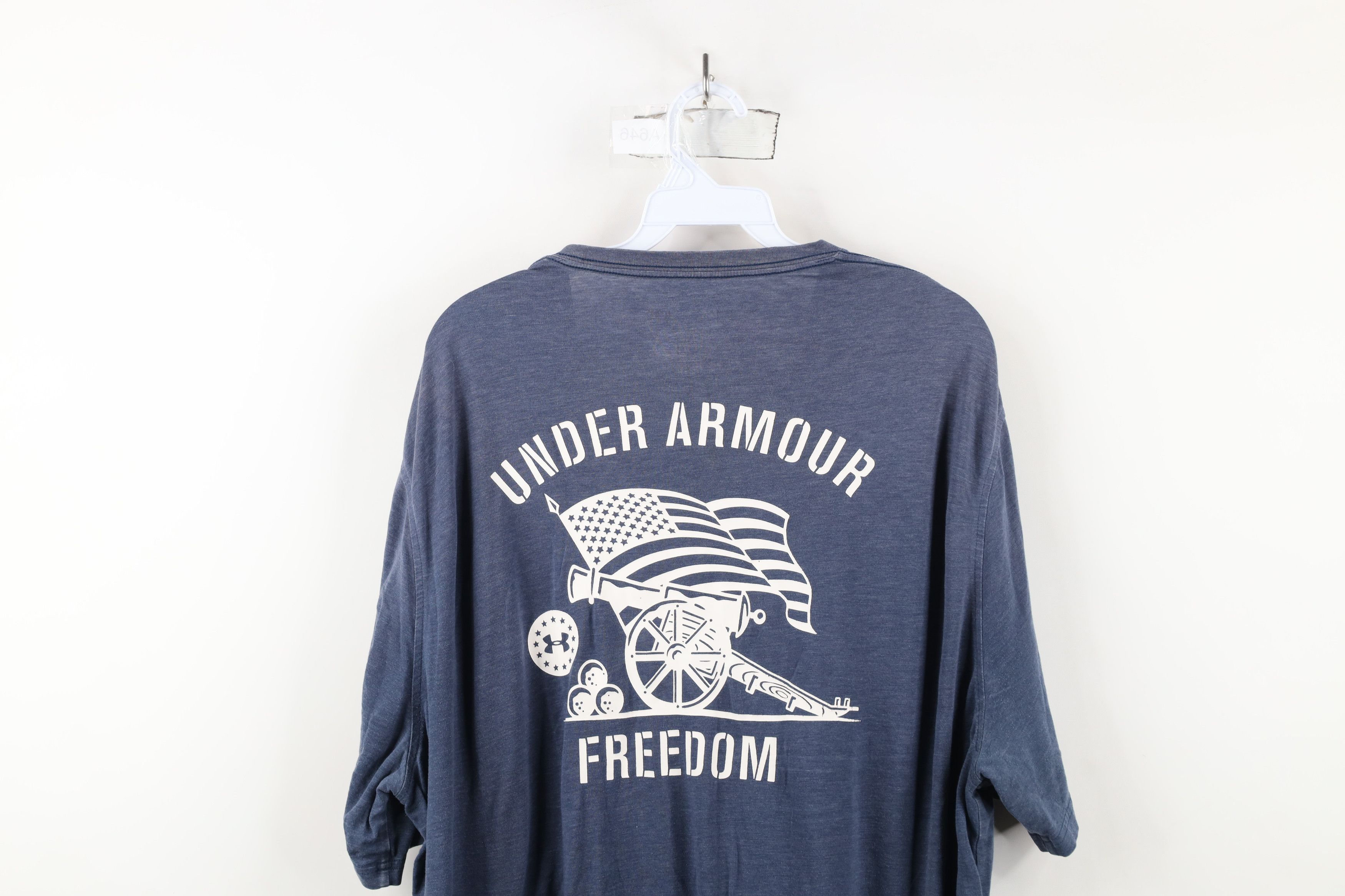 Under Armour × Vintage Under Armour Operation Freedom Military Short Sleeve T-Shirt Size US XL / EU 56 / 4 - 13 Thumbnail