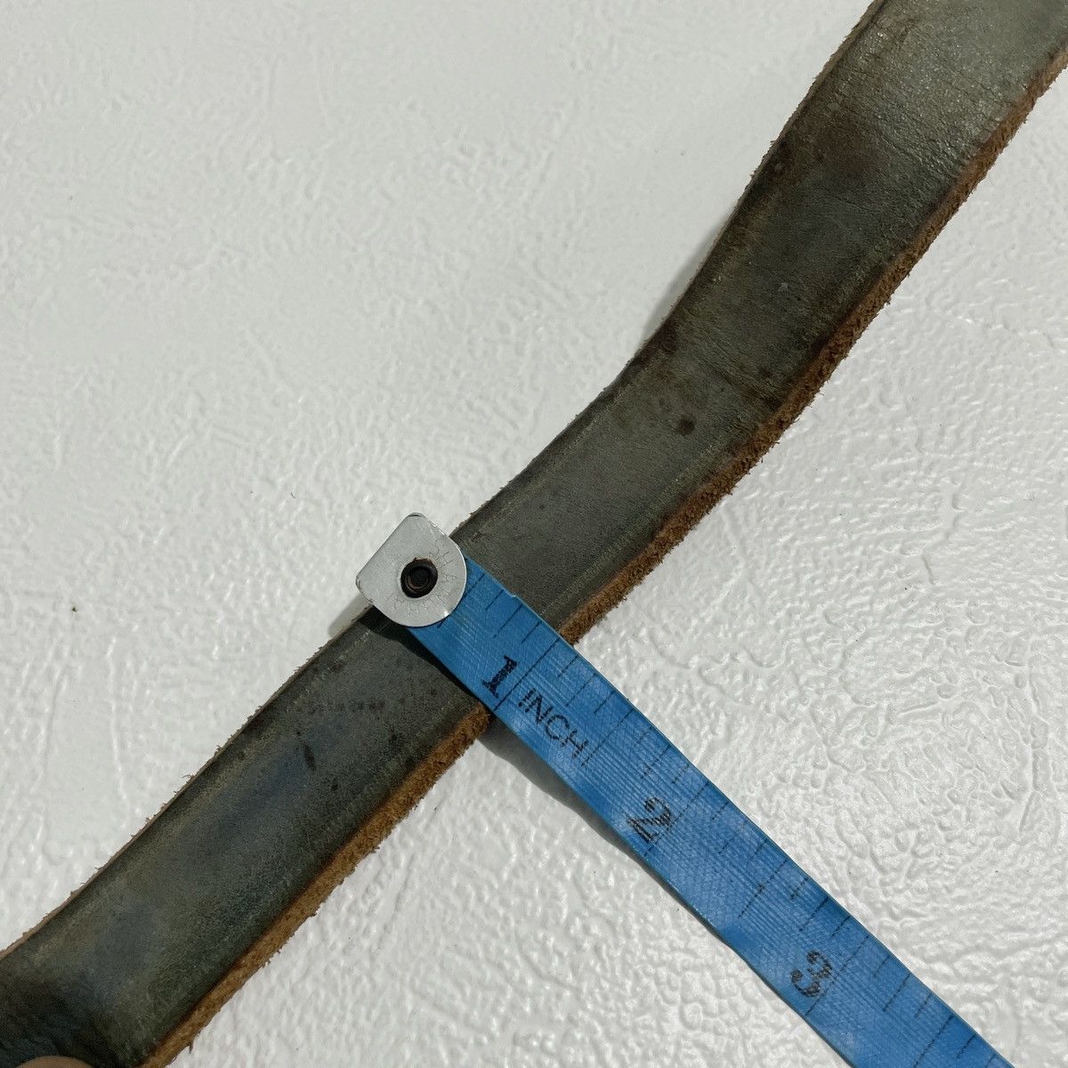 Levi's Vintage y2k Levi's Anchor buckle leather belt Size ONE SIZE - 7 Thumbnail