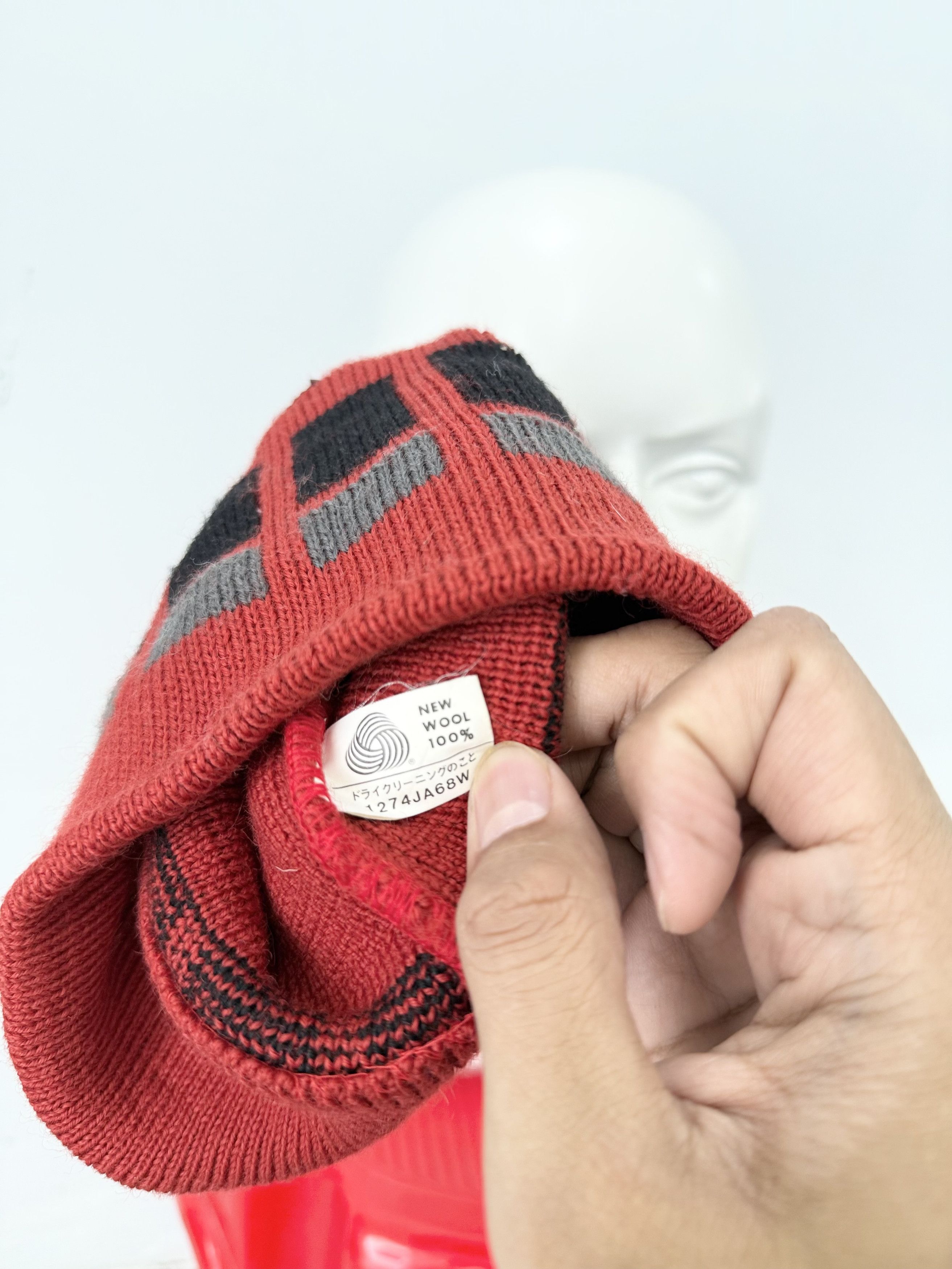 Japanese Brand Vintage Japanese Style Beanie Hats Wool Size ONE SIZE - 6 Thumbnail
