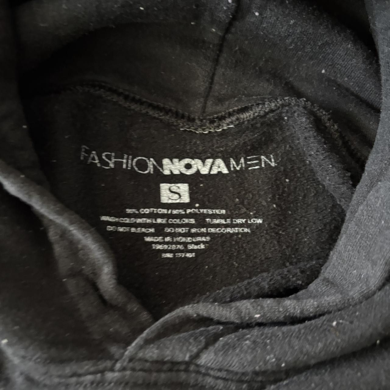 Vintage Crazy Black Streetwear Skater Flame Sleeve Graphic Hoodie! Size S Size US S / EU 44-46 / 1 - 4 Thumbnail