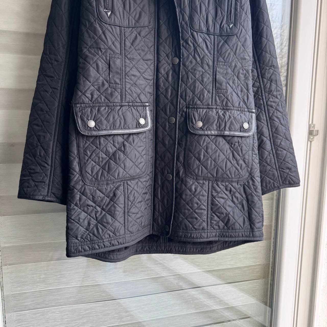 Barbour Barbour Quilted Katana Fur Nylon Moto Black Racing Jacket Size M / US 6-8 / IT 42-44 - 8 Thumbnail