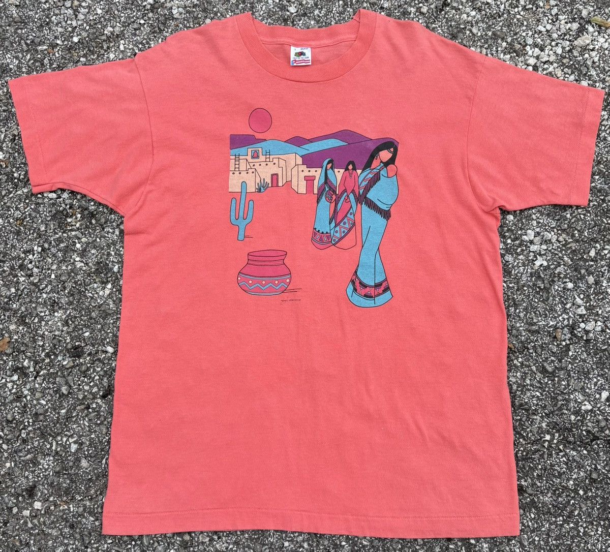 Other Vintage 90s Native American Art Size US L / EU 52-54 / 3 - 1 Preview
