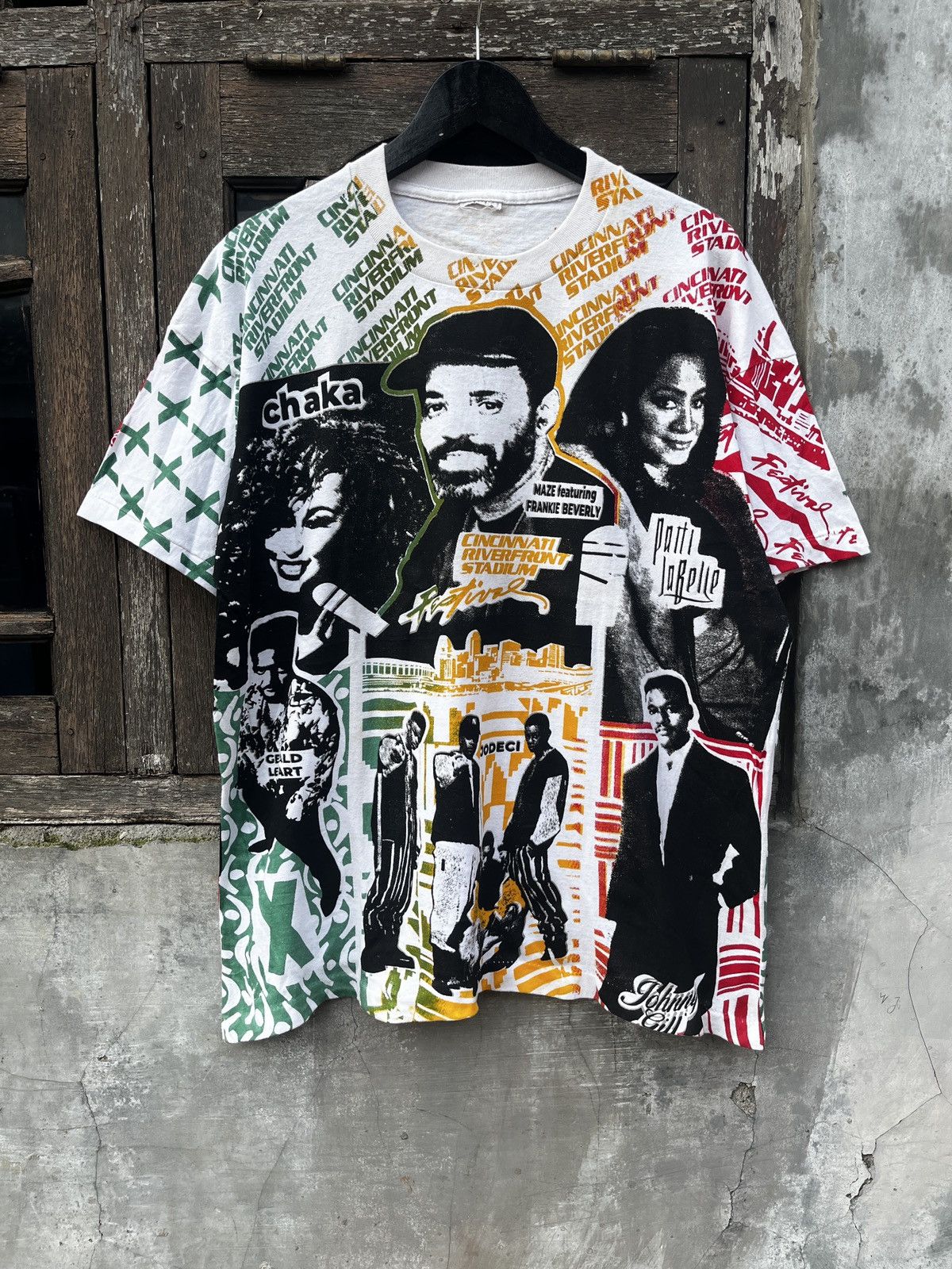 Band Tees 90s vintage Jodeci - cincinnati riverfront stadium AOP 1992 Size US XL / EU 56 / 4 - 1 Thumbnail