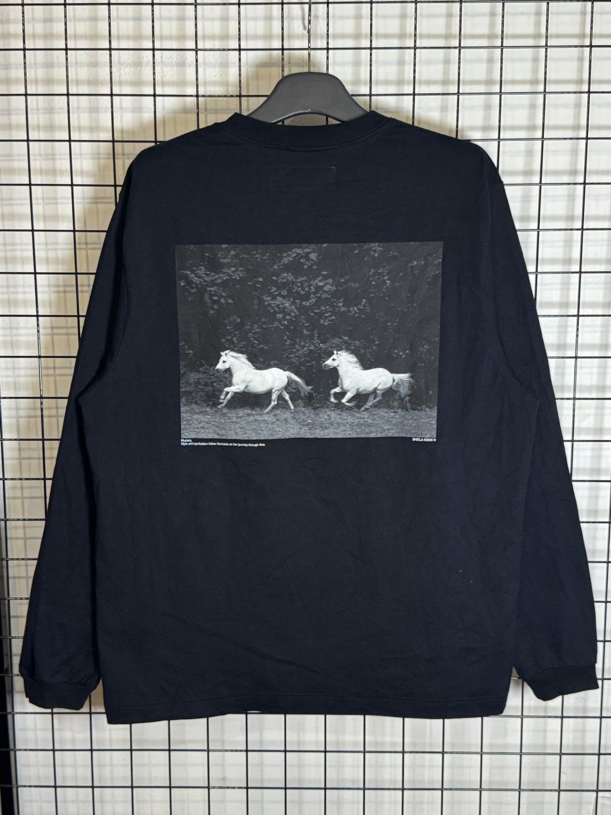 Japanese Brand John Mason Smith × Sheila Rock Horse No.1 Long Sleeve. Size US M / EU 48-50 / 2 - 4 Thumbnail
