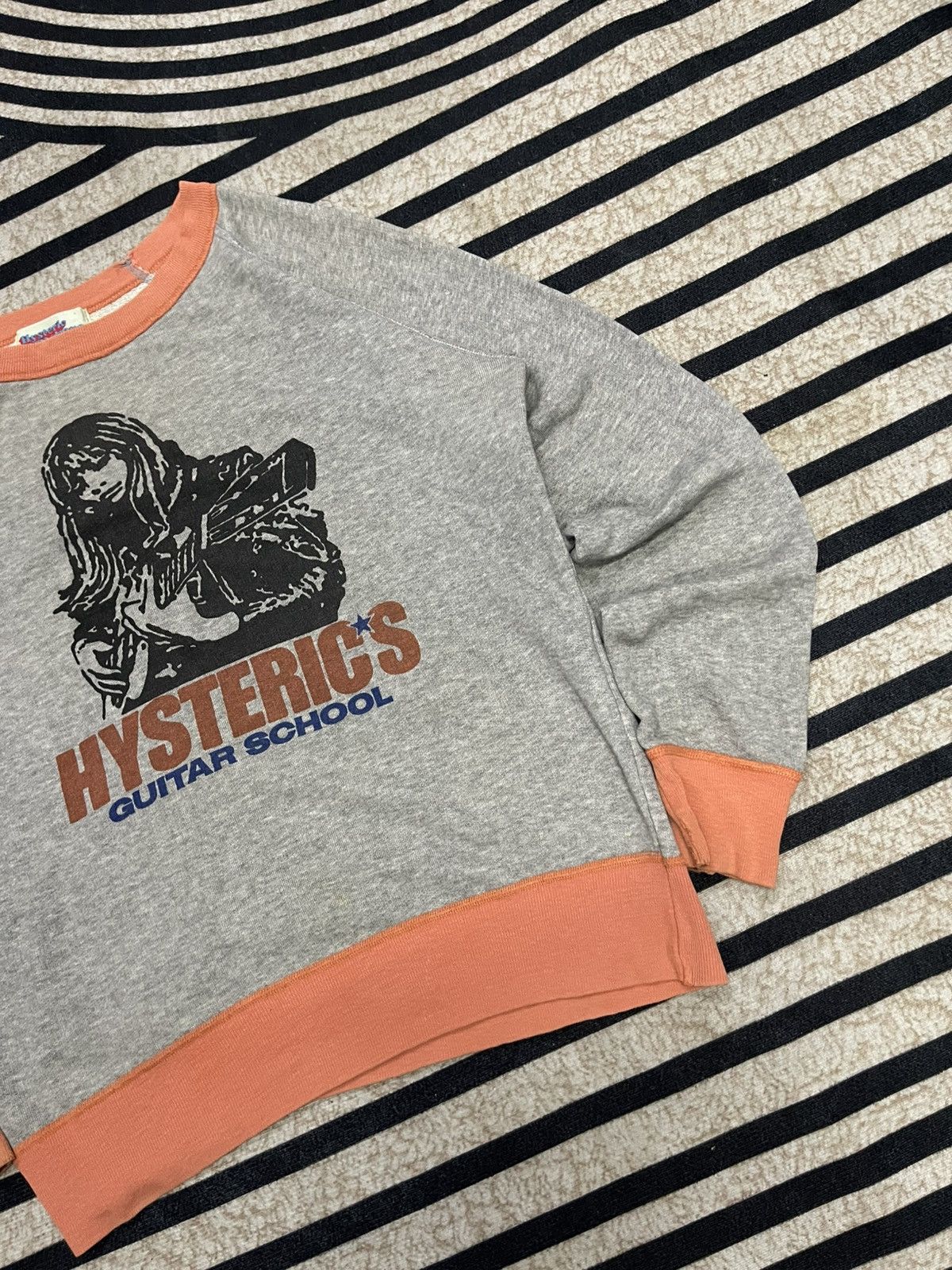 Hysteric Glamour 90s HYSTERIC GLAMOUR GUITAR SCHOOL SWEATSHIRTS RARE Size US M / EU 48-50 / 2 - 5 Thumbnail