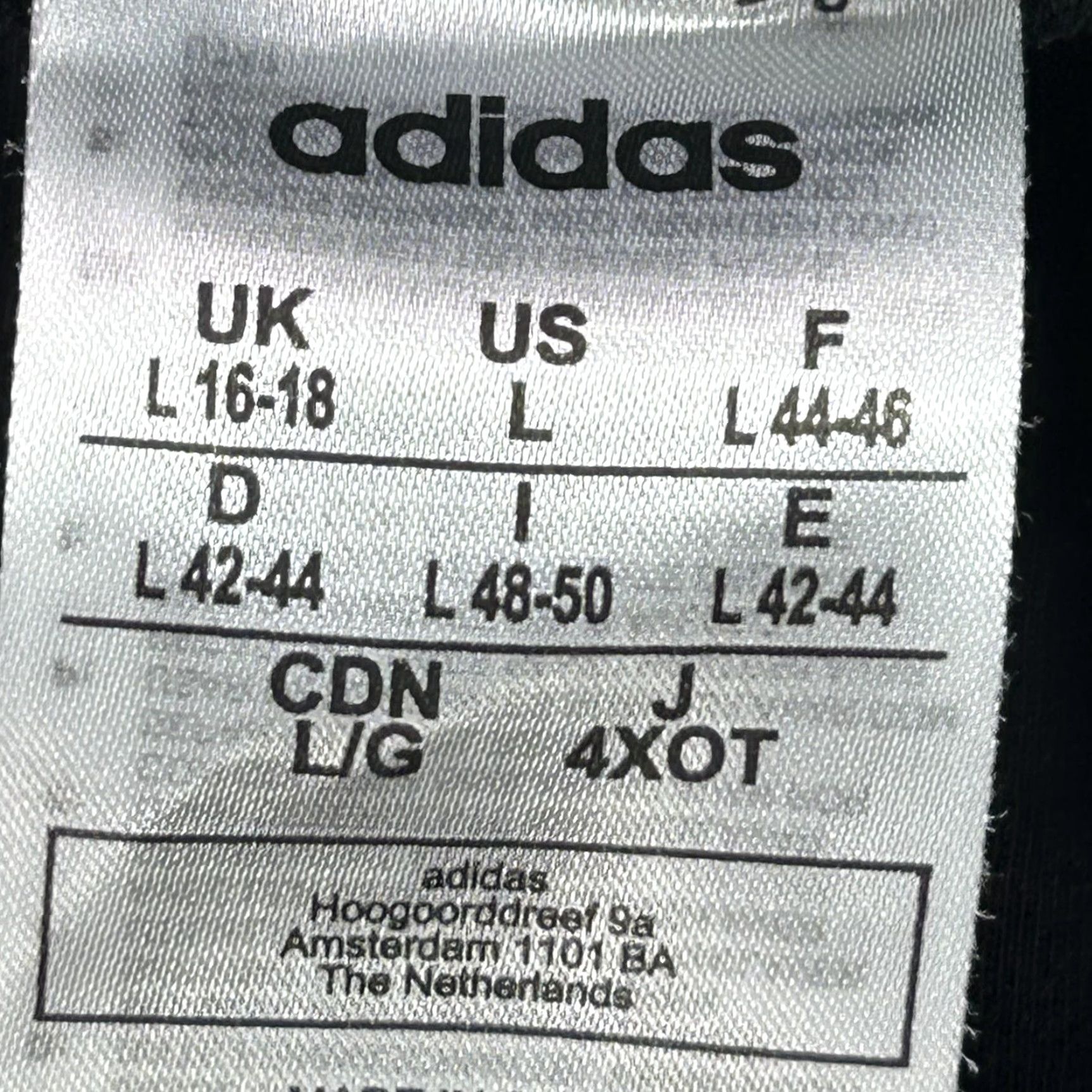 Adidas Adidas Track Jacket Womens L Black Full Zip Lined Oversized GJ0491 Size L / US 10 / IT 46 - 5 Thumbnail
